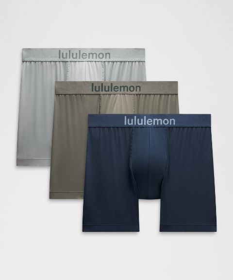 Мужские боксеры Lululemon Soft Stretch, 3 шт