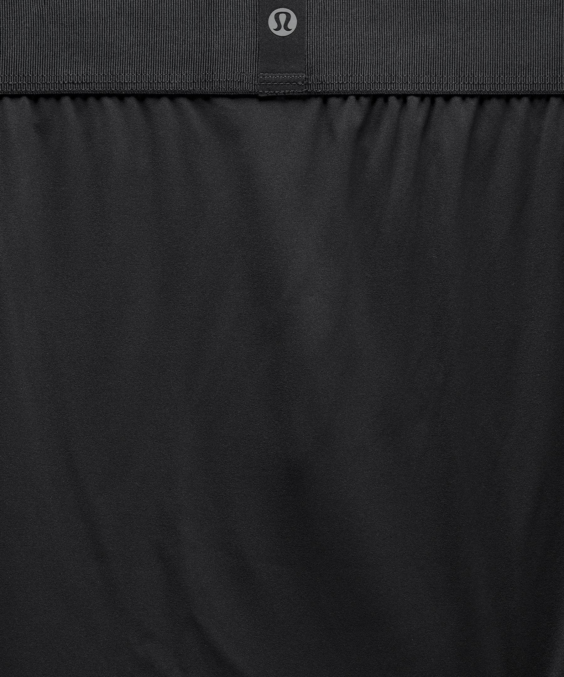Lululemon Soft Stretch Active Boxer Brief 7" In Black