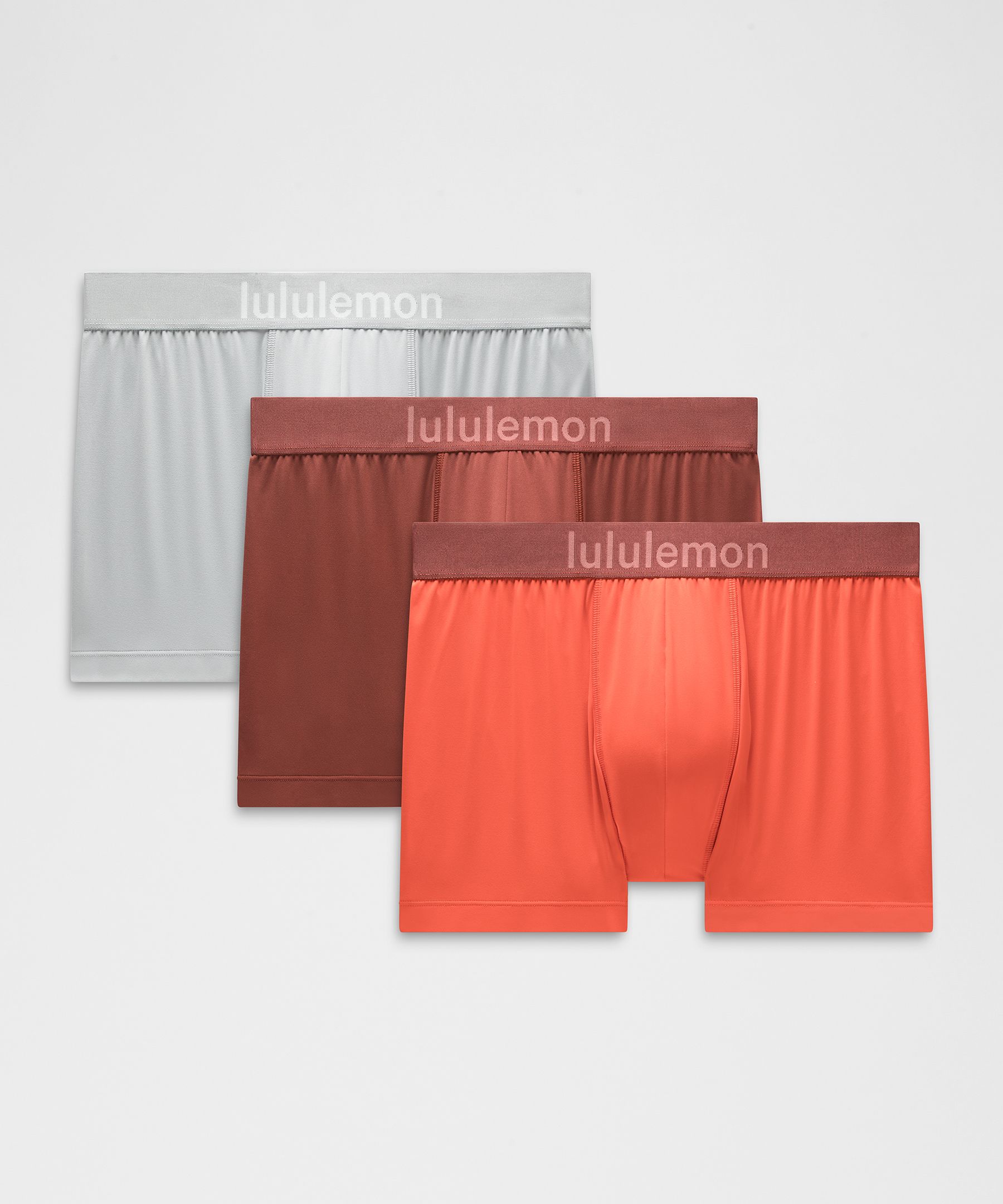 Soft Stretch Active Boxer Brief 3"  - Red