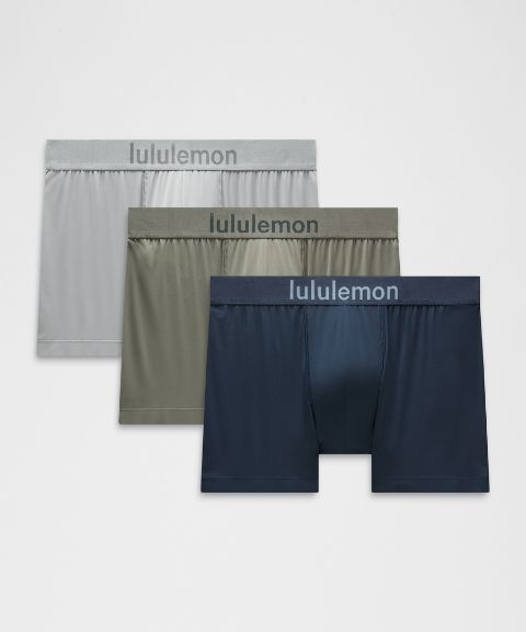 Мужские боксеры Lululemon Soft Stretch Active, 3 пары