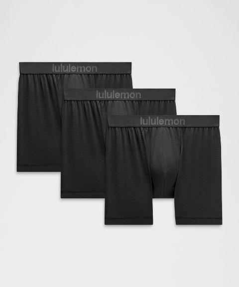 Трусы-боксеры Always Motion для мужчин, сетка, 3 шт. — Lululemon
