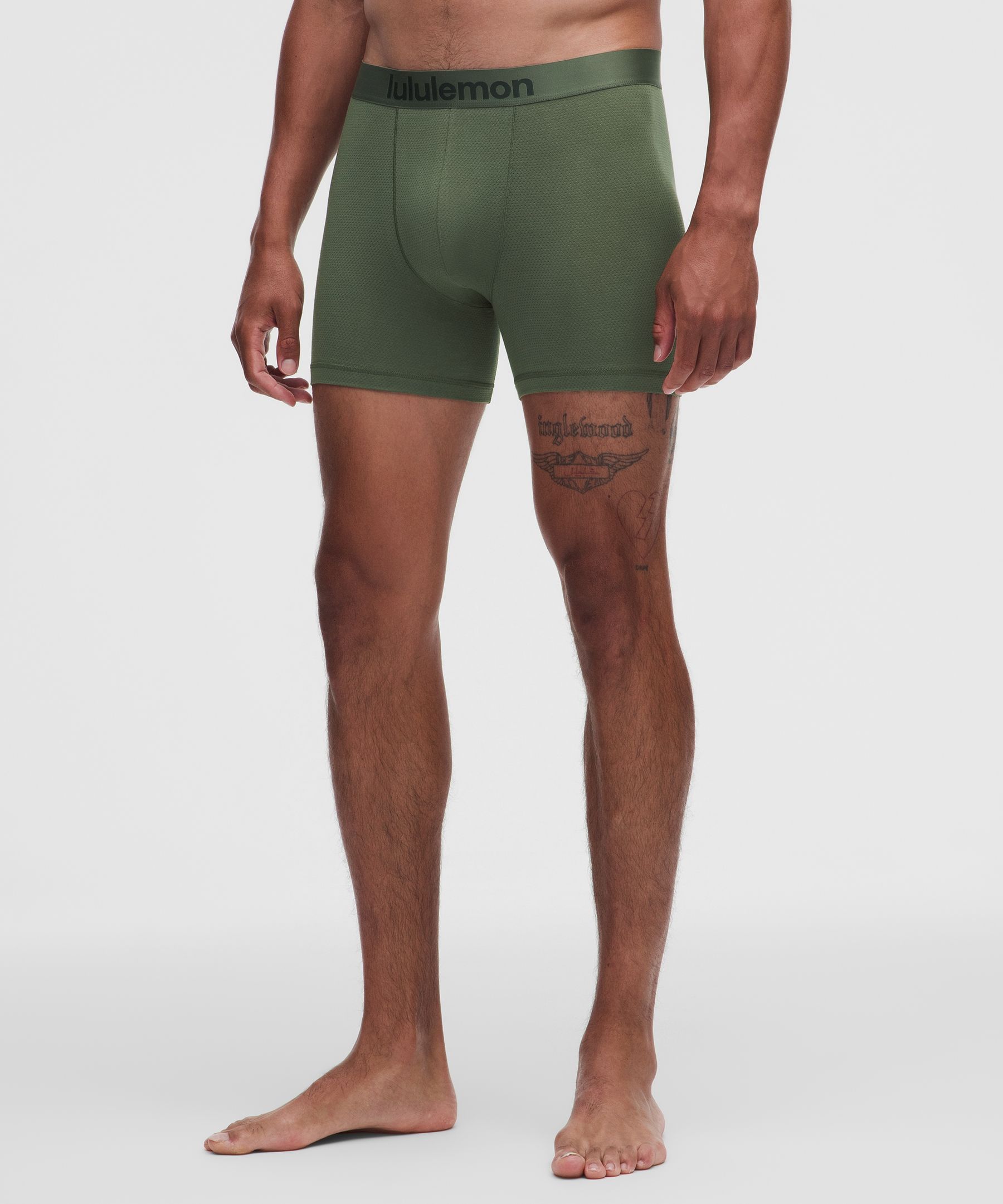 Always In Motion Mesh Boxer Brief 5"