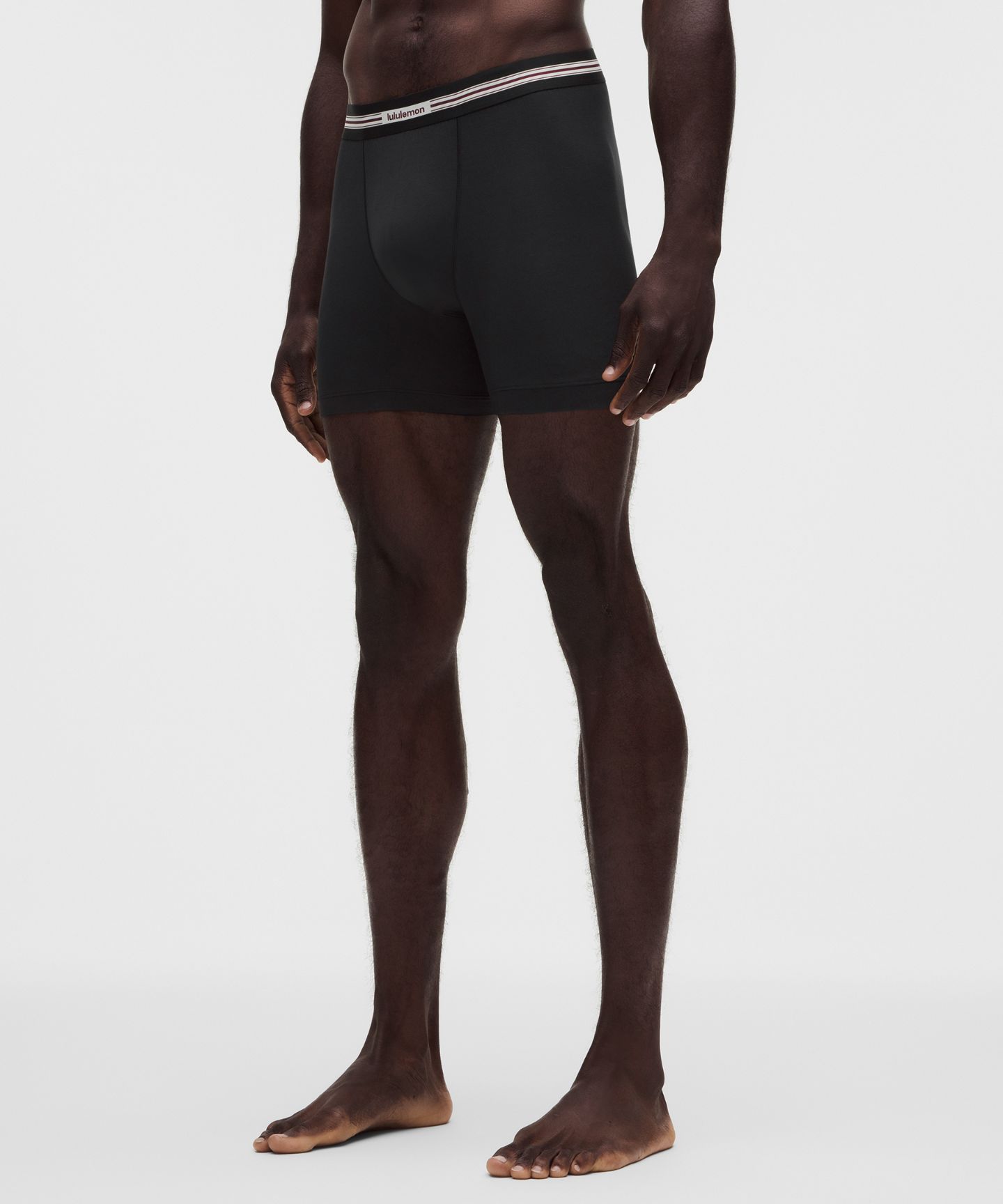 Трусы-боксеры Always Motion для мужчин, 3 шт. — Lululemon, цвет: Чёрный / Светлая слоновая кость, вариант 1 — фото 2