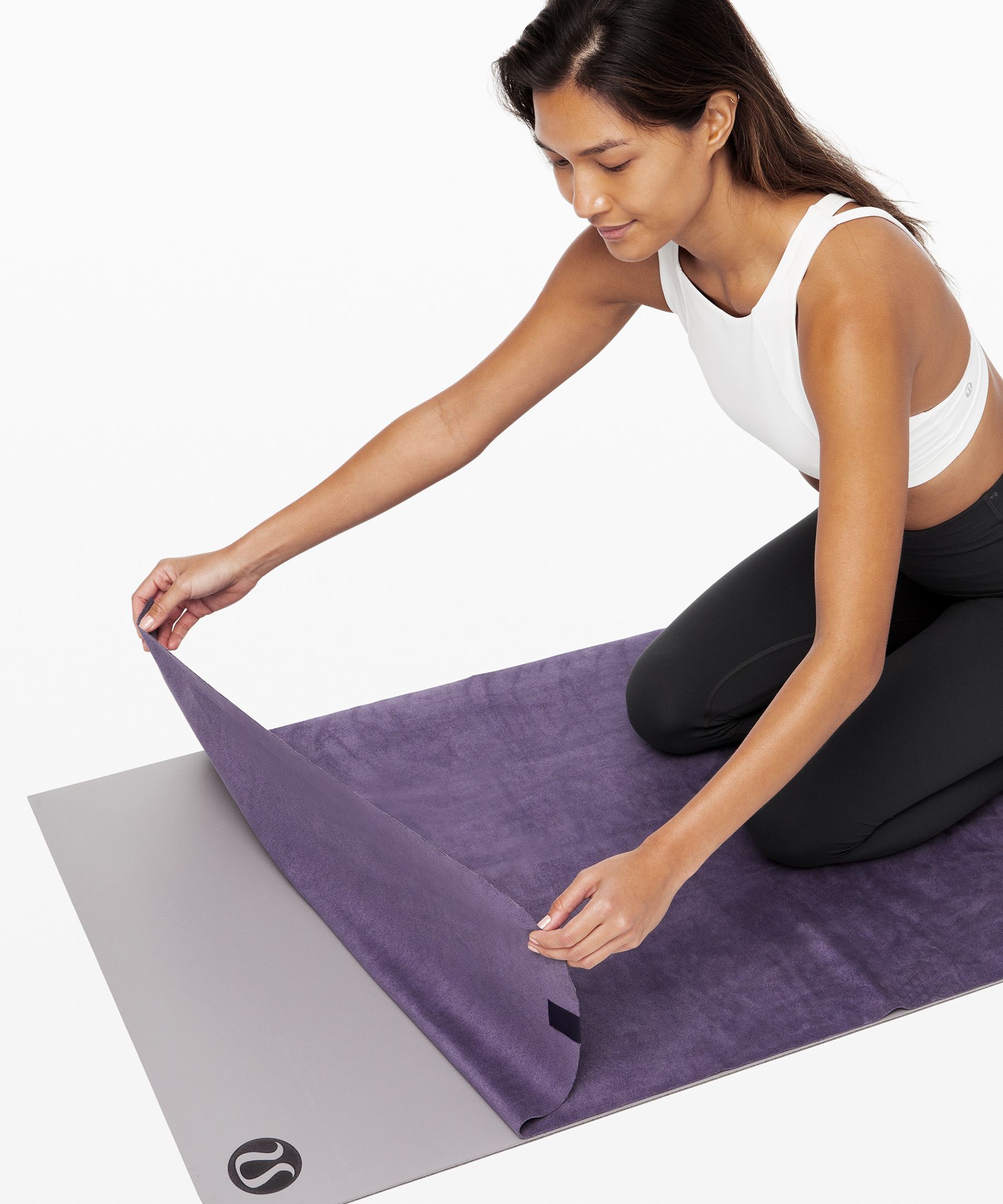 lululemon yoga mat towel