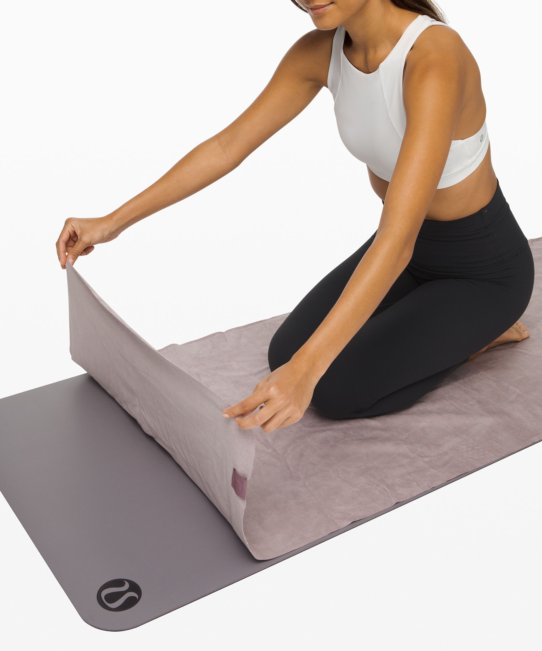 lululemon yoga mat towel