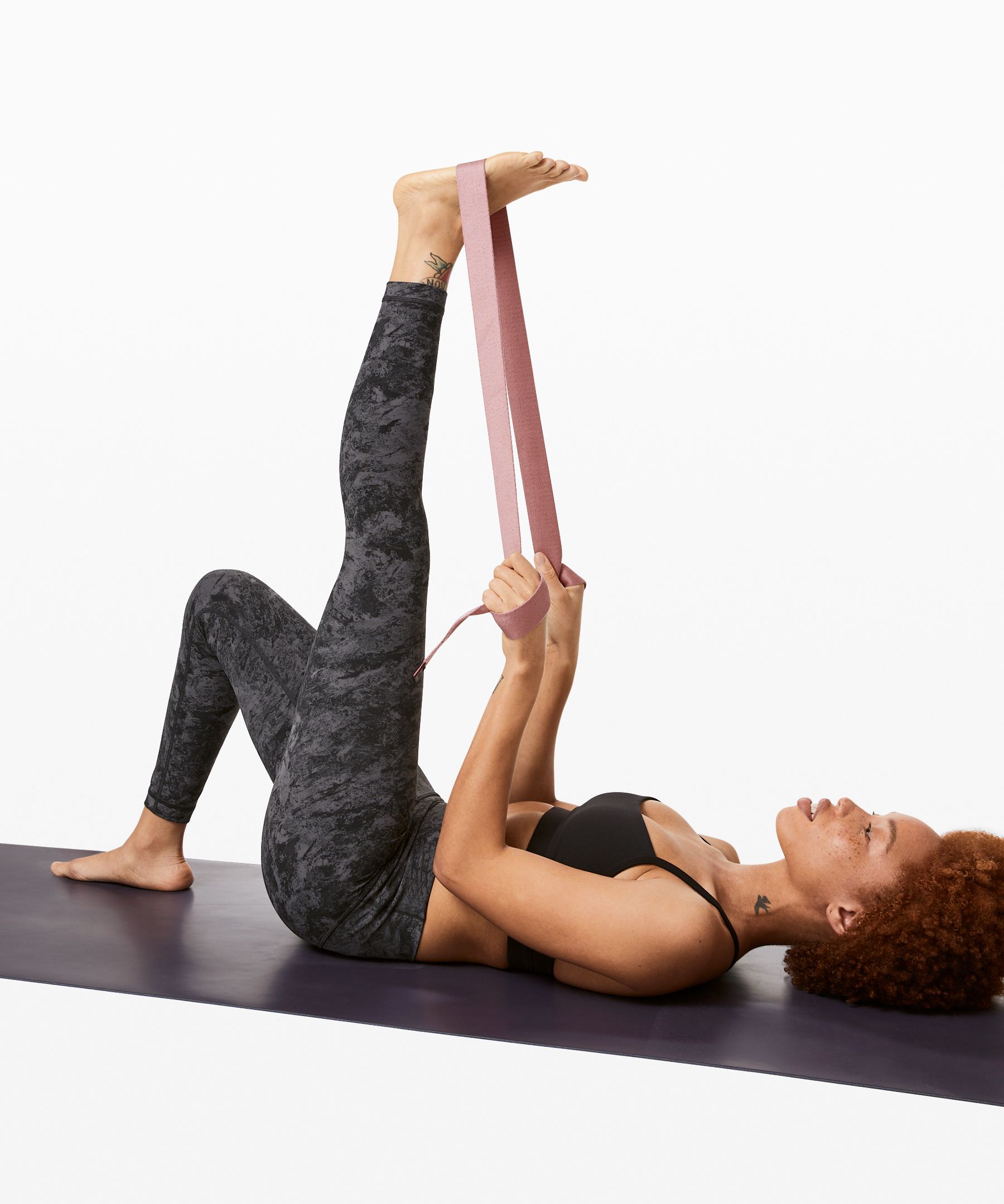 Lululemon No-Brainer Mat Strap - Rocksteady - lulu fanatics