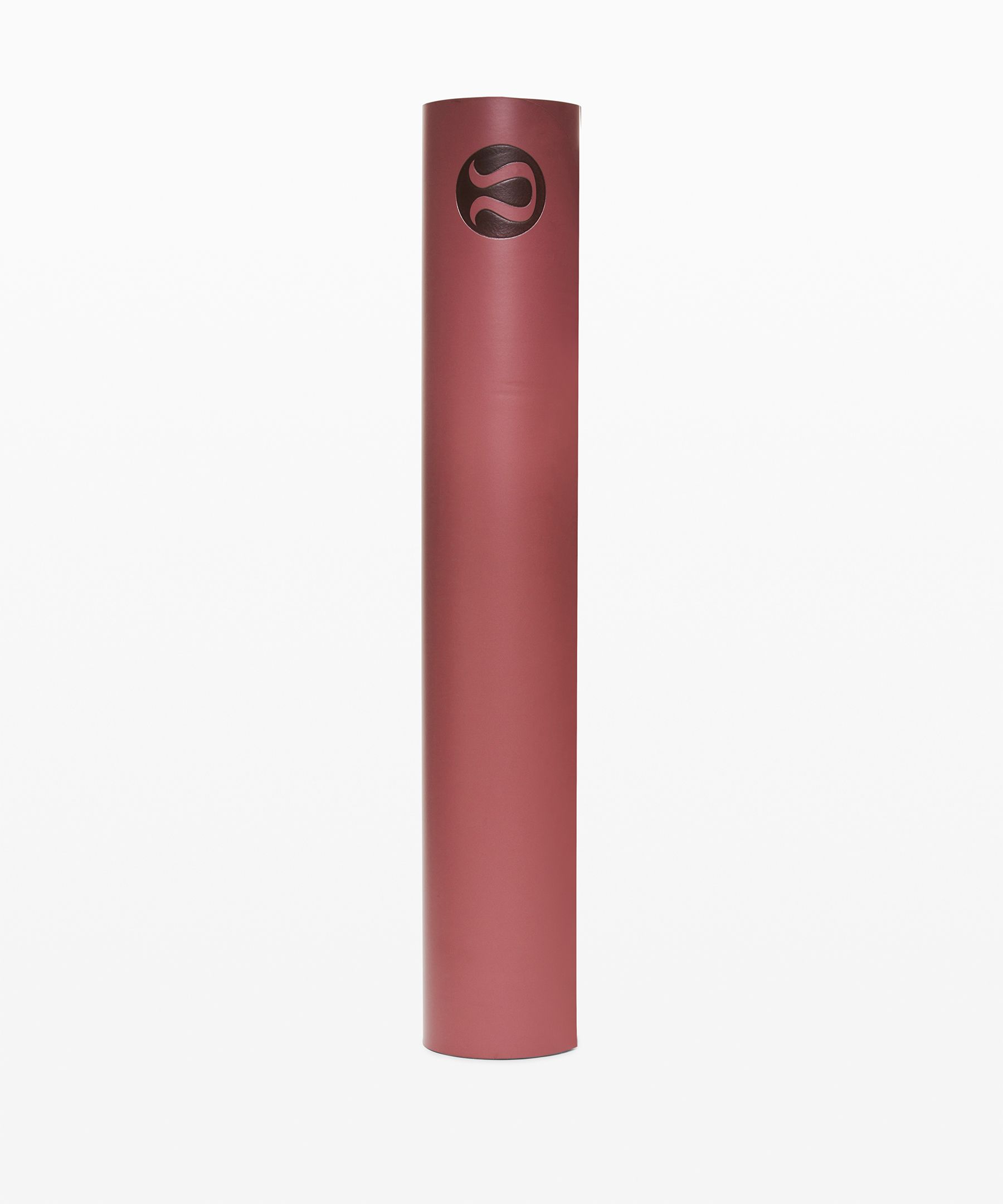 Lululemon The Reversible Mat 5mm In Smoky Red/ballet Slipper/chalky Rose