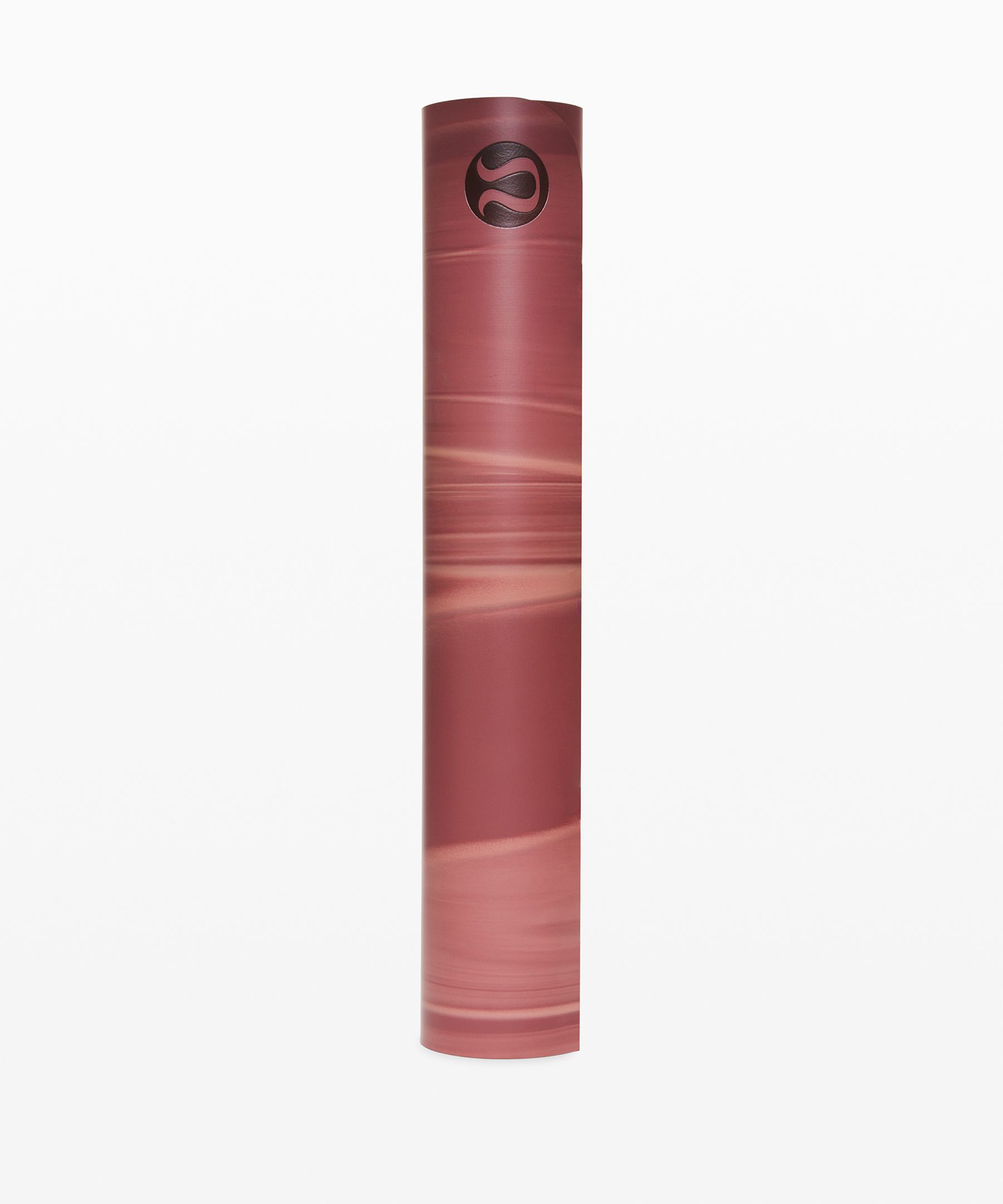 Lululemon The Reversible (big) Mat In Smoky Red/chalky Rose/chalky Rose