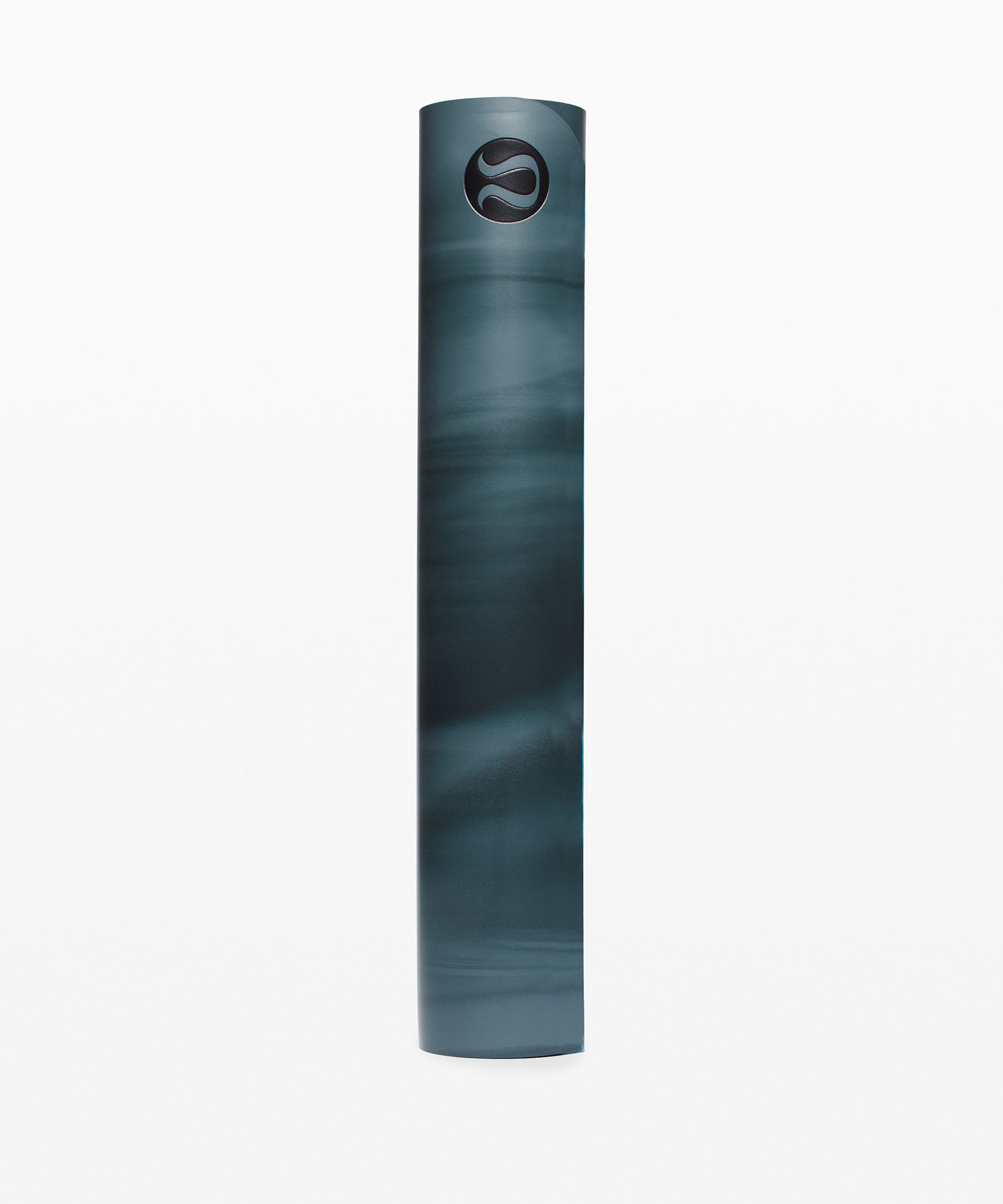 Lululemon The Reversible (big) Mat Marble In Blue Charcoal/submarine