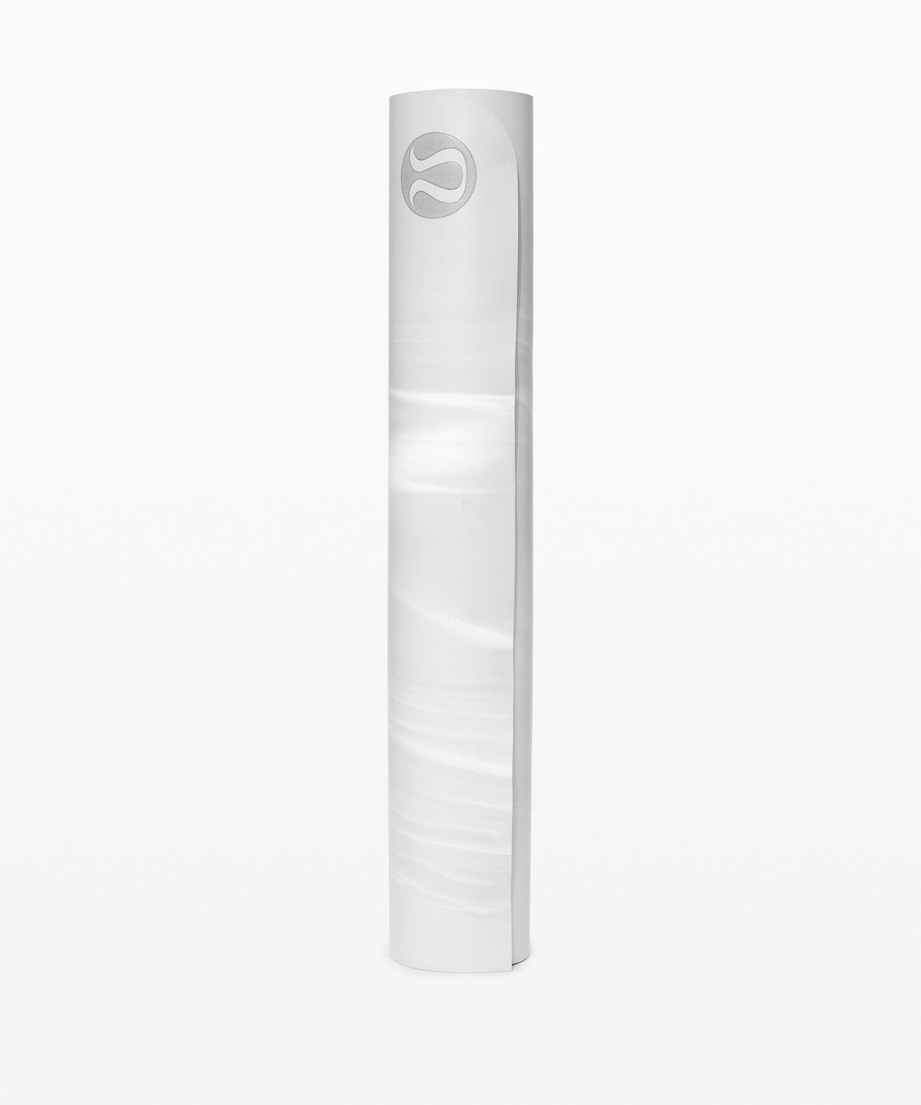 Lululemon The Reversible Mat 5mm In Ice Grey/white/magnet Grey