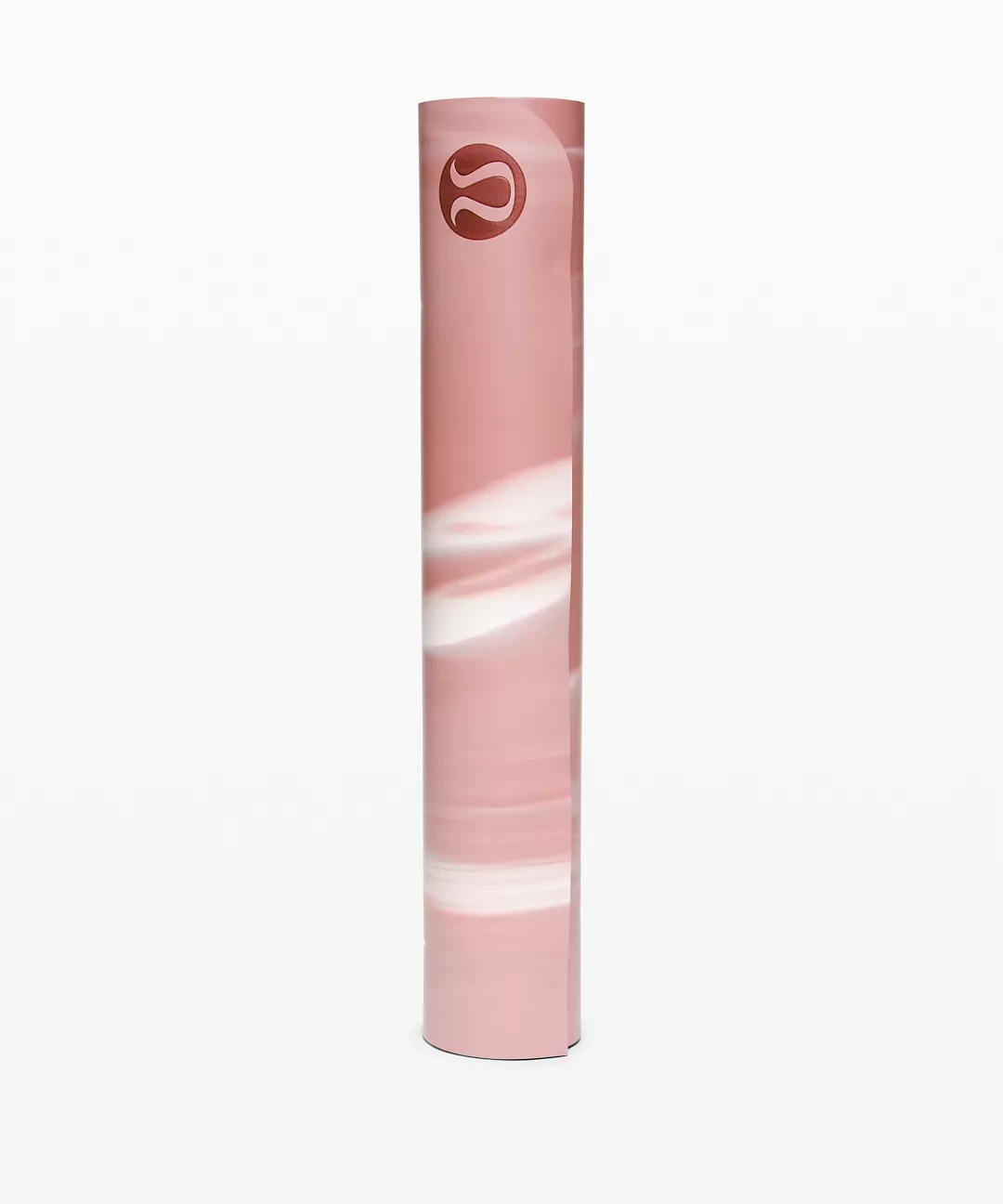 A pink yoga mat that doesn't absorb sweat and doesn't stain easily