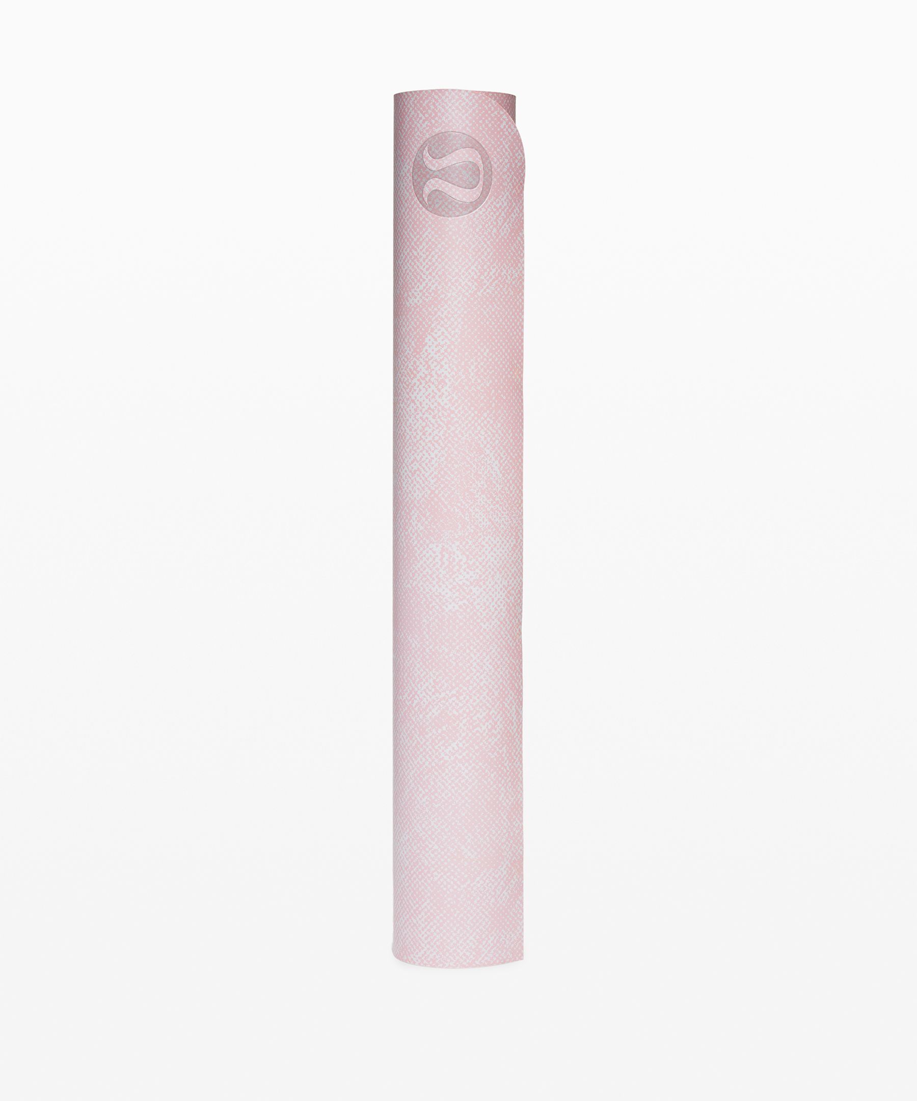 Lululemon - yoga mat 3mm pink marble reversible