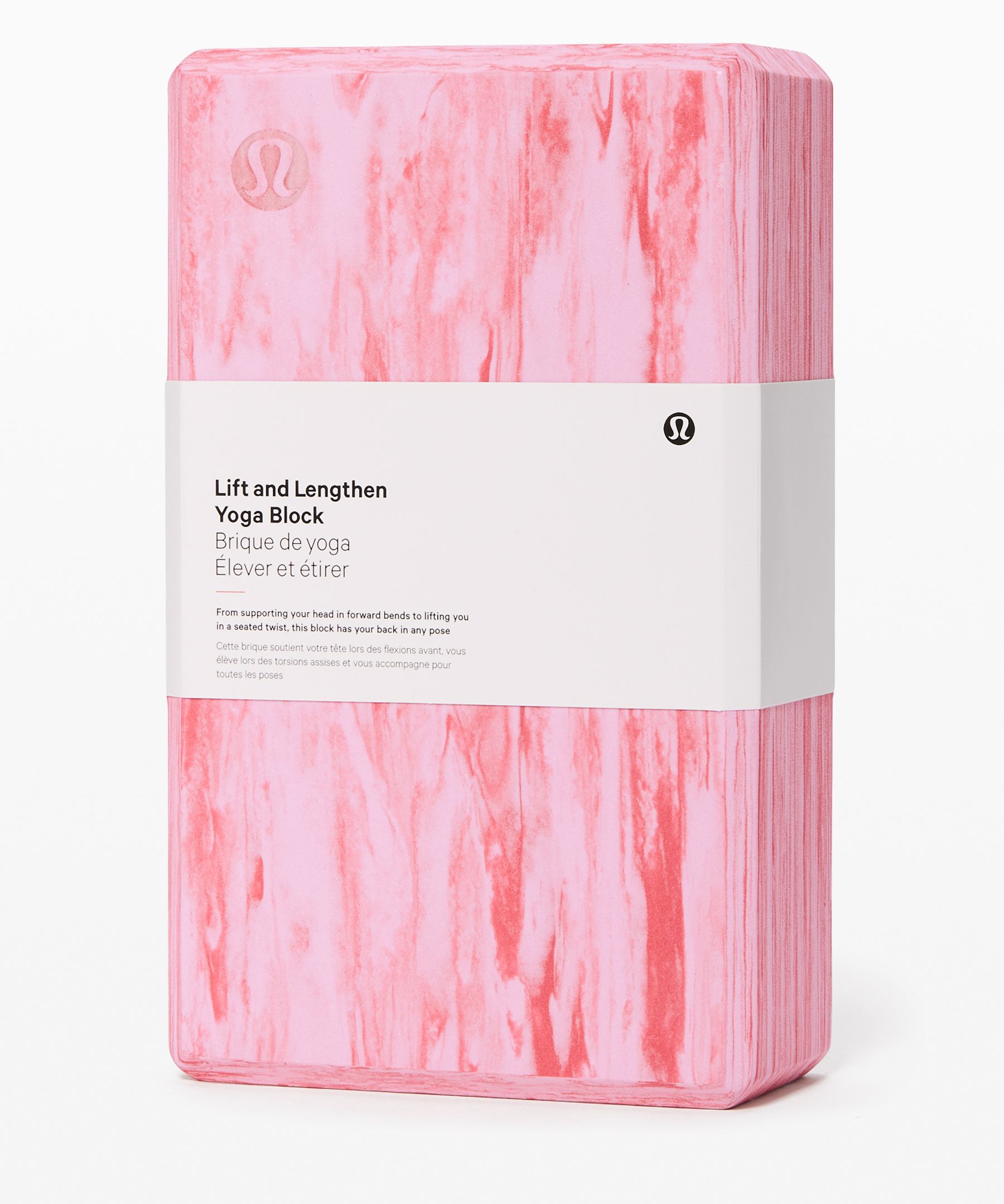 Lululemon Lift And Lengthen Yoga Block In Multi