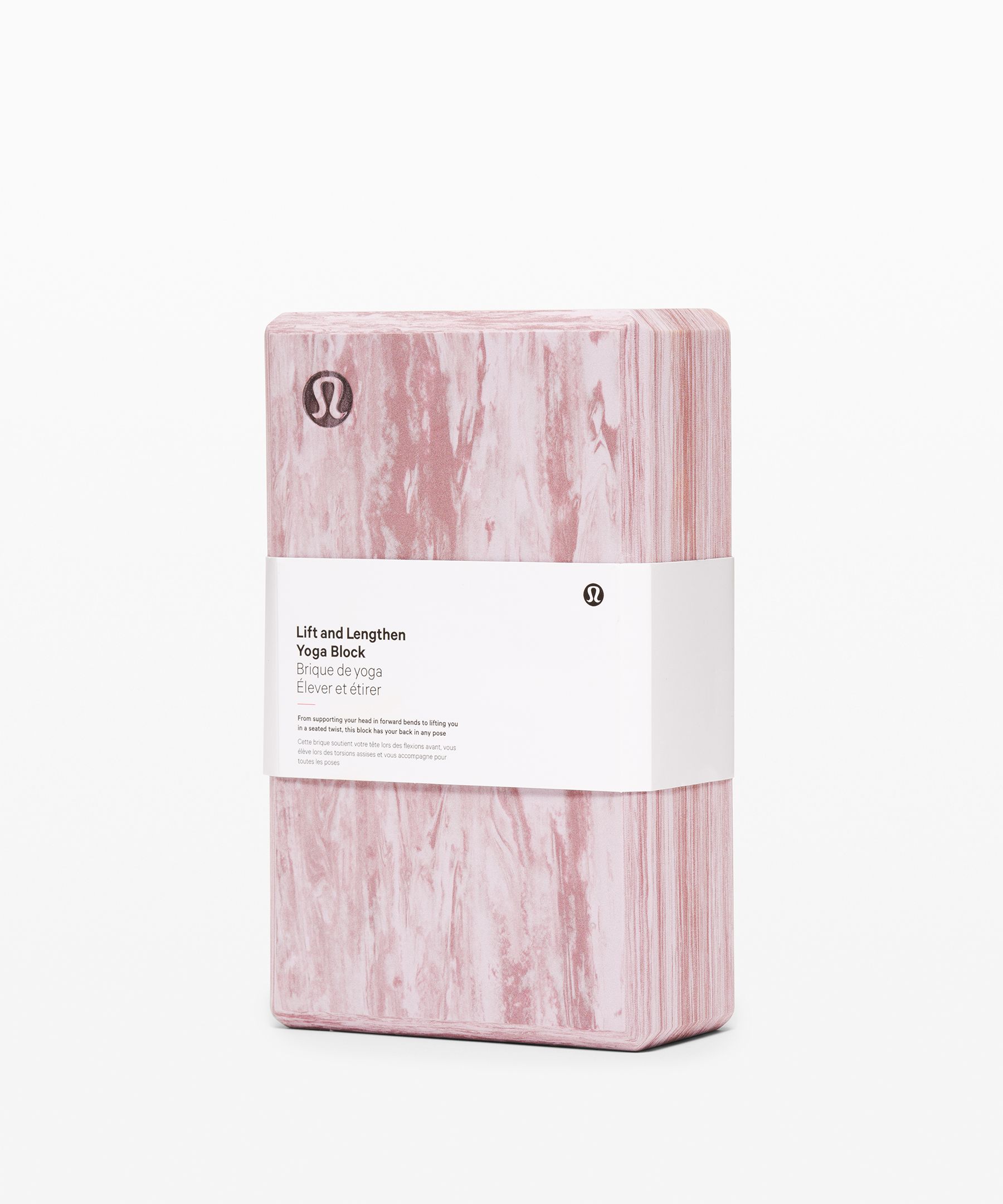 Lululemon lift and store lengthen yoga block