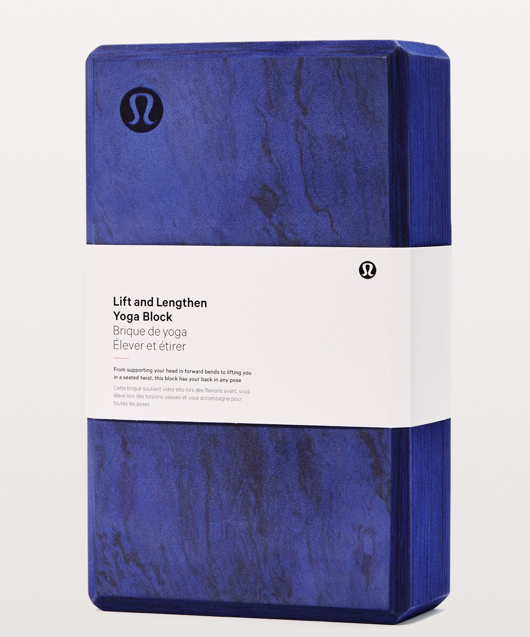 lululemon lift and lengthen yoga block