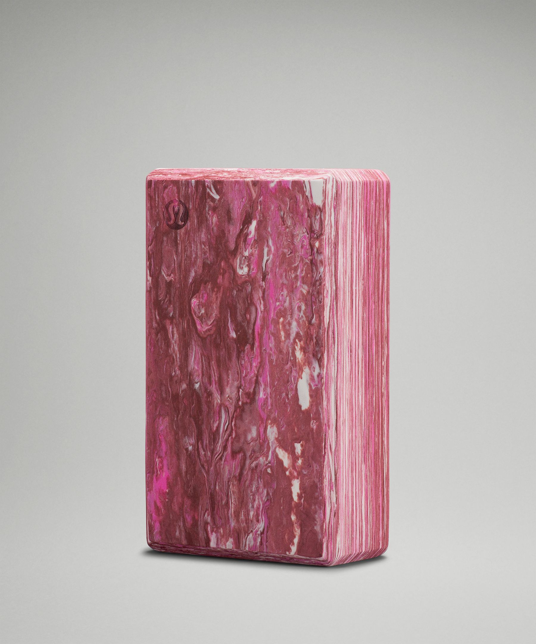 Lululemon Lift And Lengthen Yoga Block Marbled In Pink