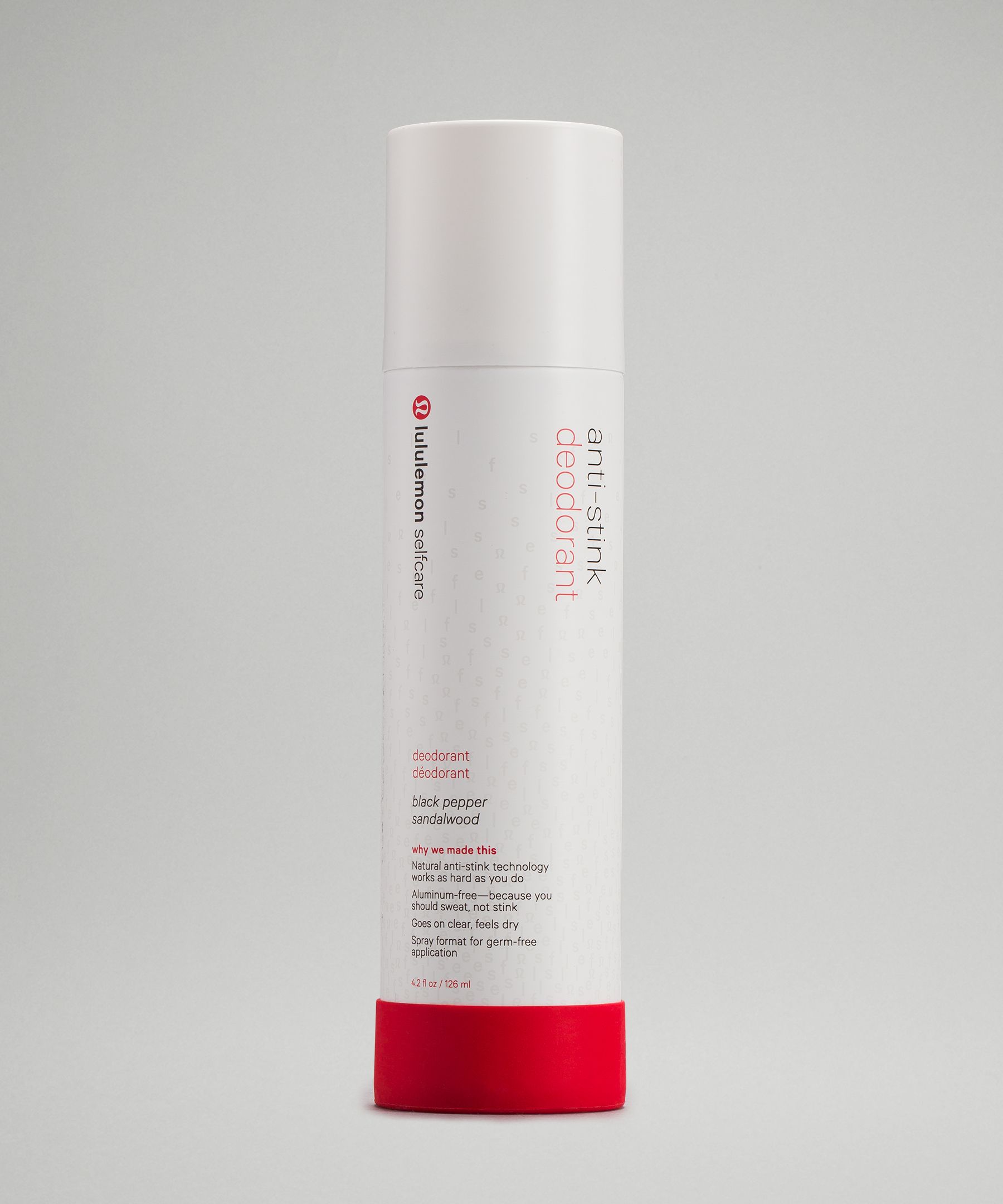 Lululemon Anti-stink Deodorant *black Pepper Sandalwood