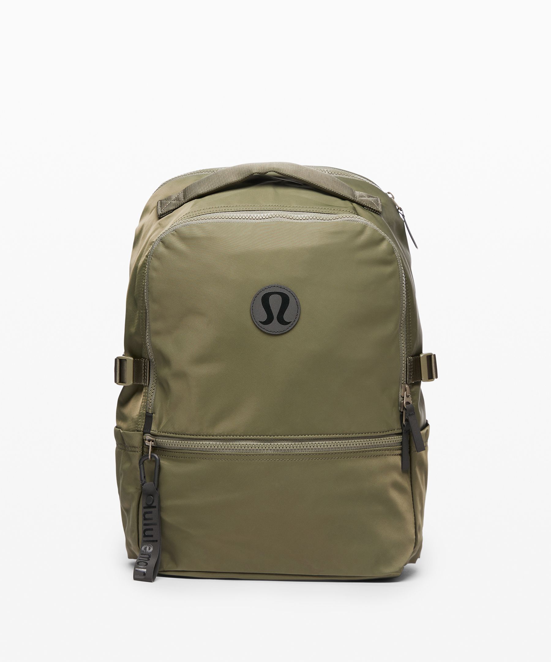 lululemon olive green backpack