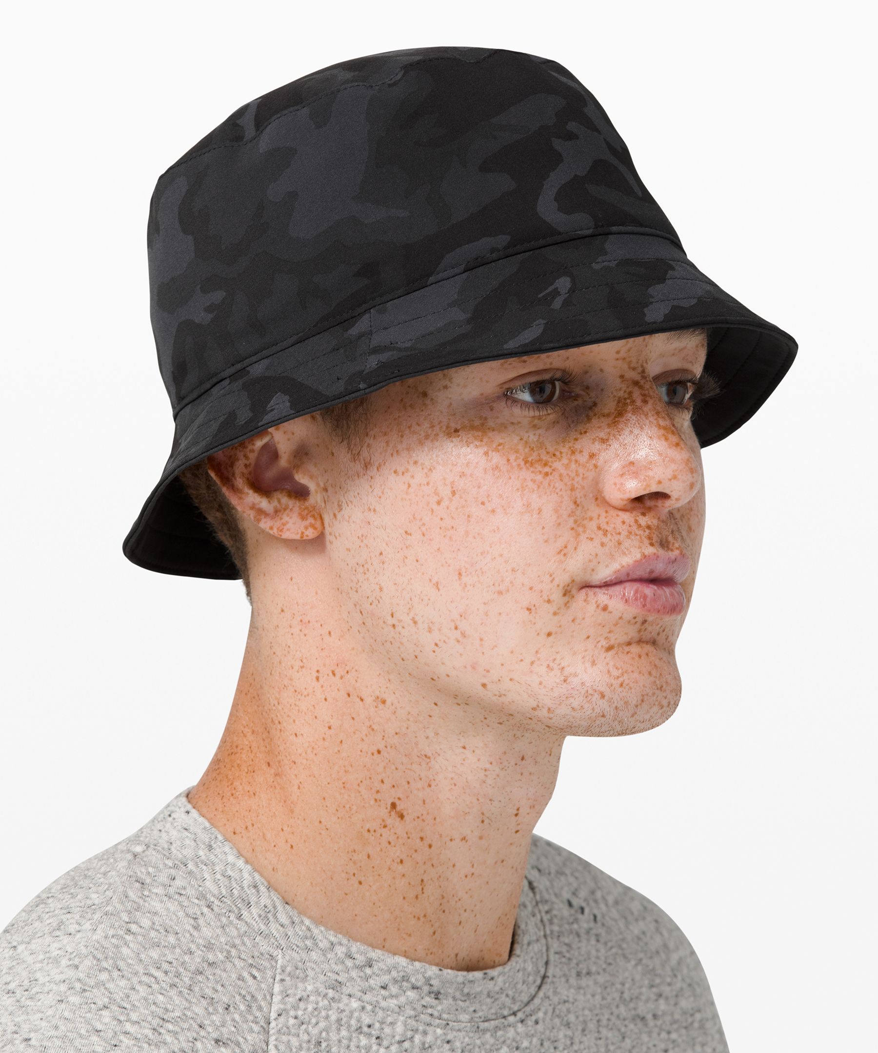 Lululemon Both Ways Bucket Hat (Black/Variegated Mesh Camo Max