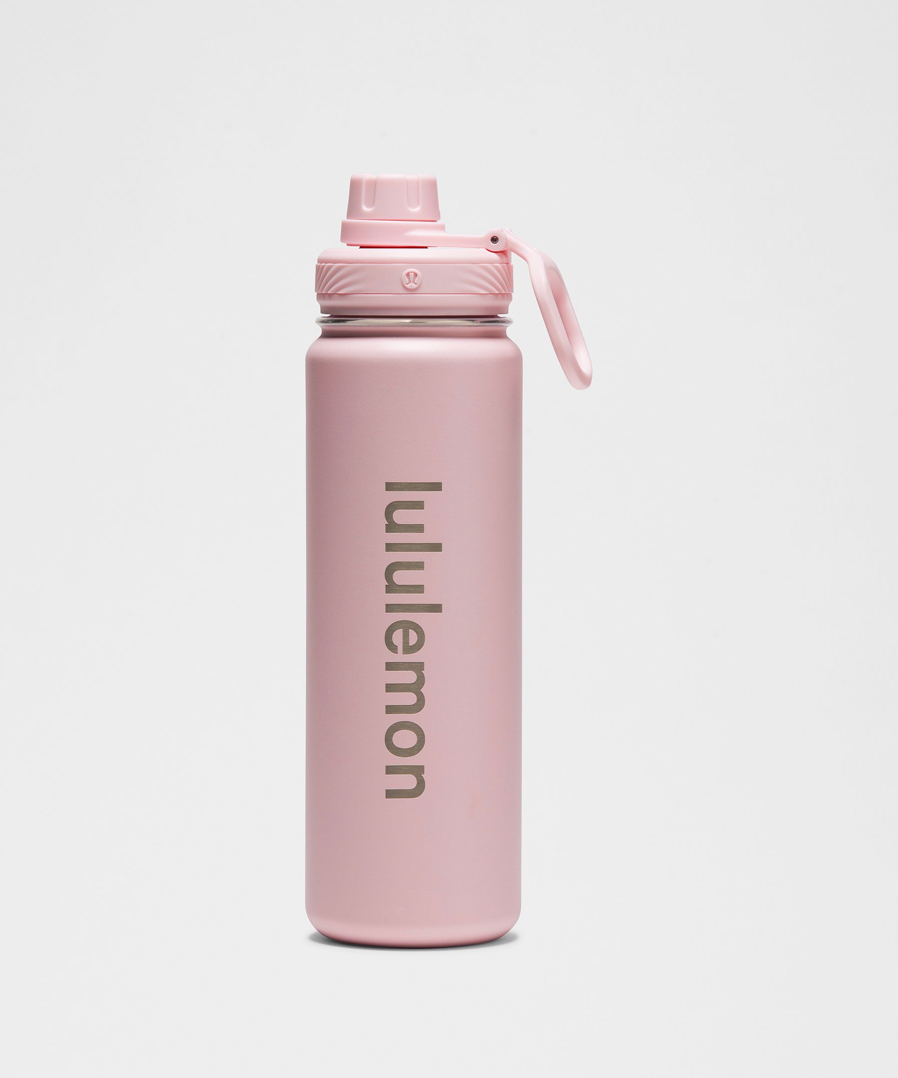 Hydrapeak Mini 14oz Insulated Kids Water Bottle with Straw Lid Peach