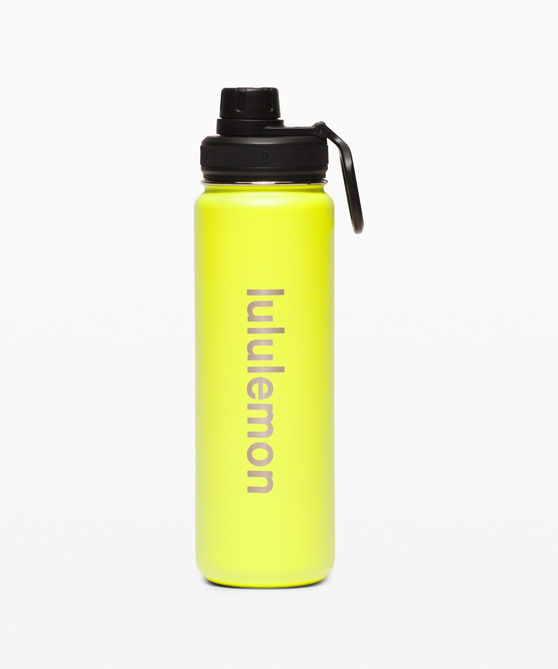 Lululemon Back To Life Sport Bottle 24oz In Highlight Yellow/black