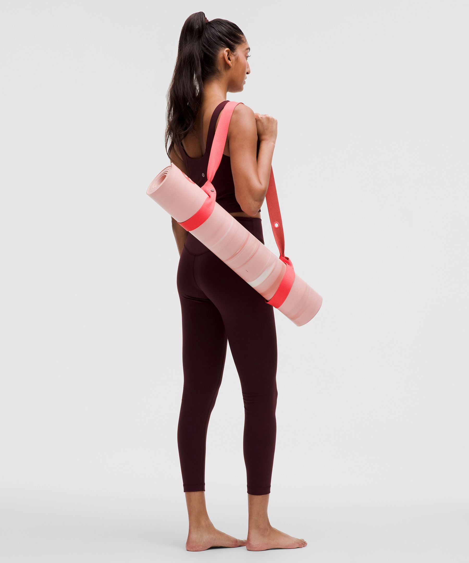 Lululemon Loop It Up Mat Strap *Squad - Porcelain Pink / Misty Mauve - lulu  fanatics