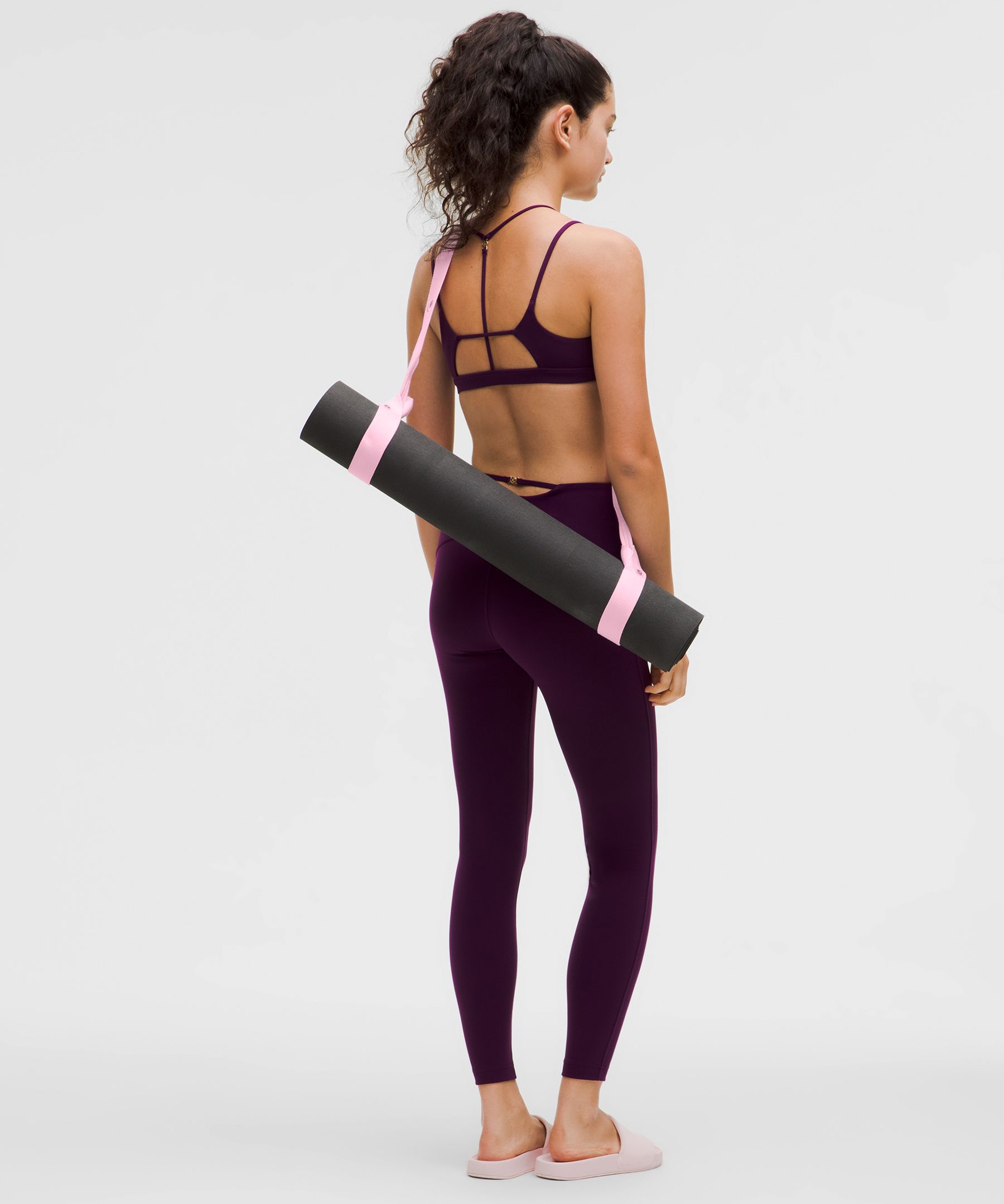 Vuori Yoga Strap, Black Yoga Mat Strap