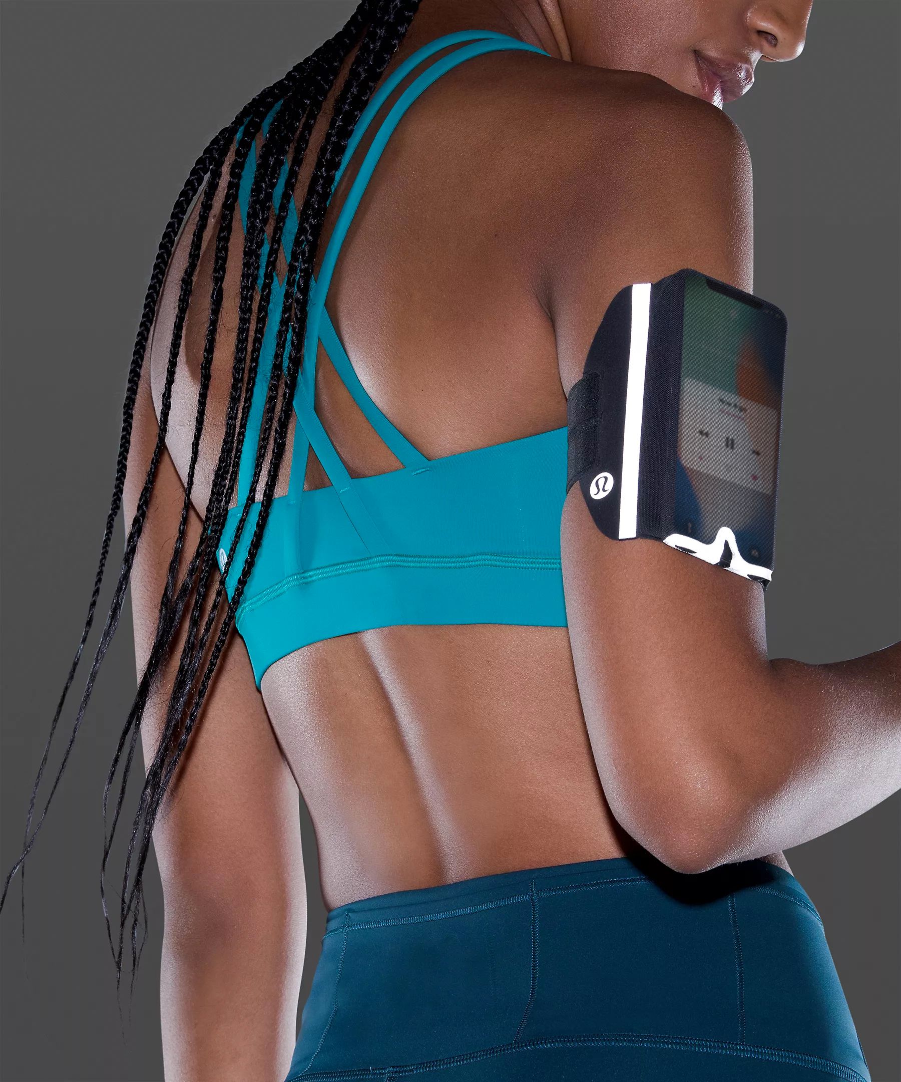 Shop Lululemon Fast And Free Running Armband In Black