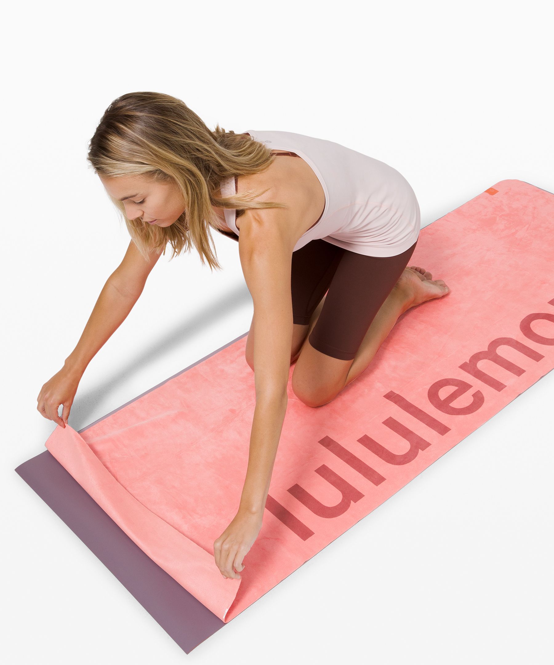 lululemon yoga mat towel