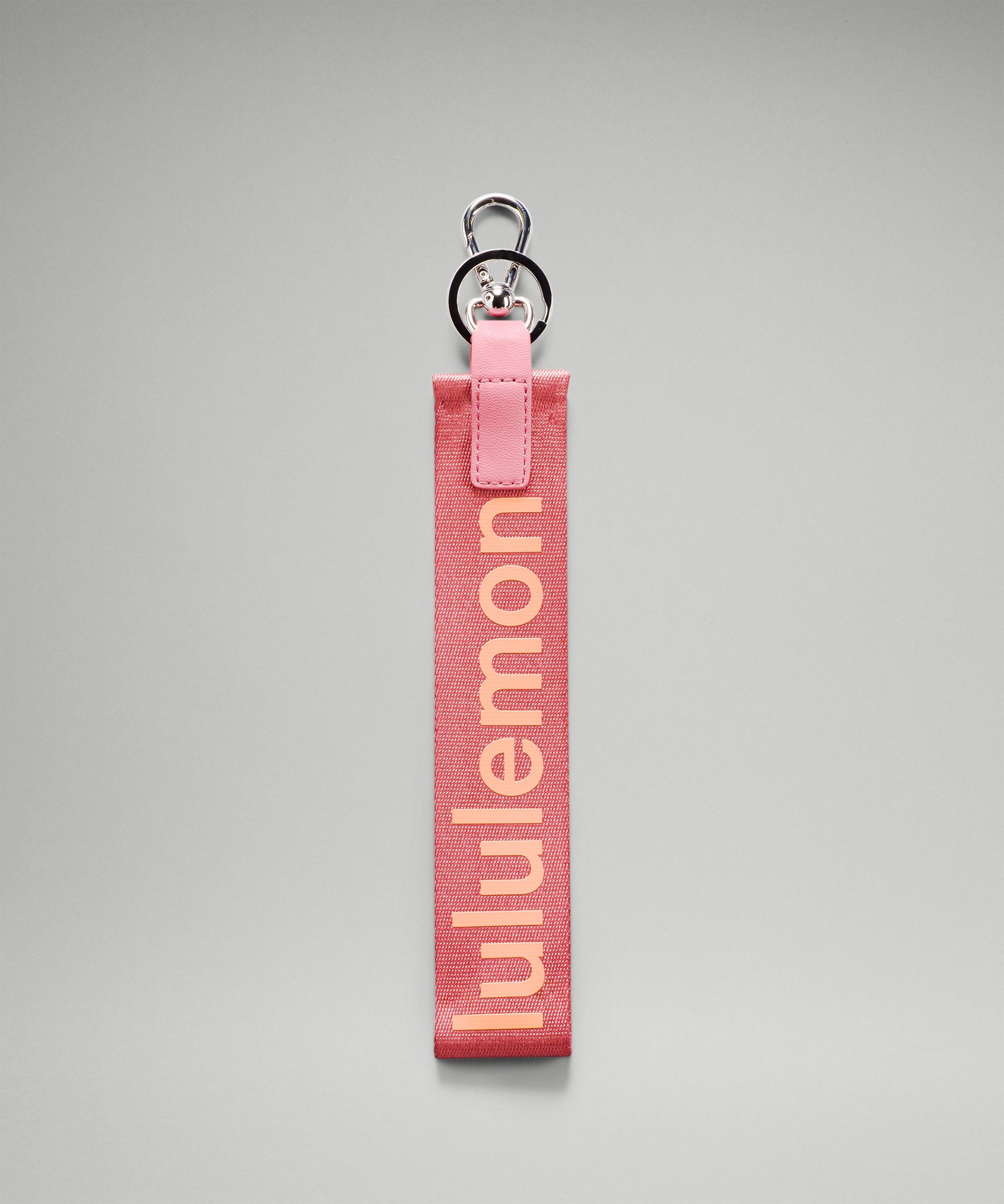 Lululemon Never Lost Keychain In Brier Rose/orange Frappe