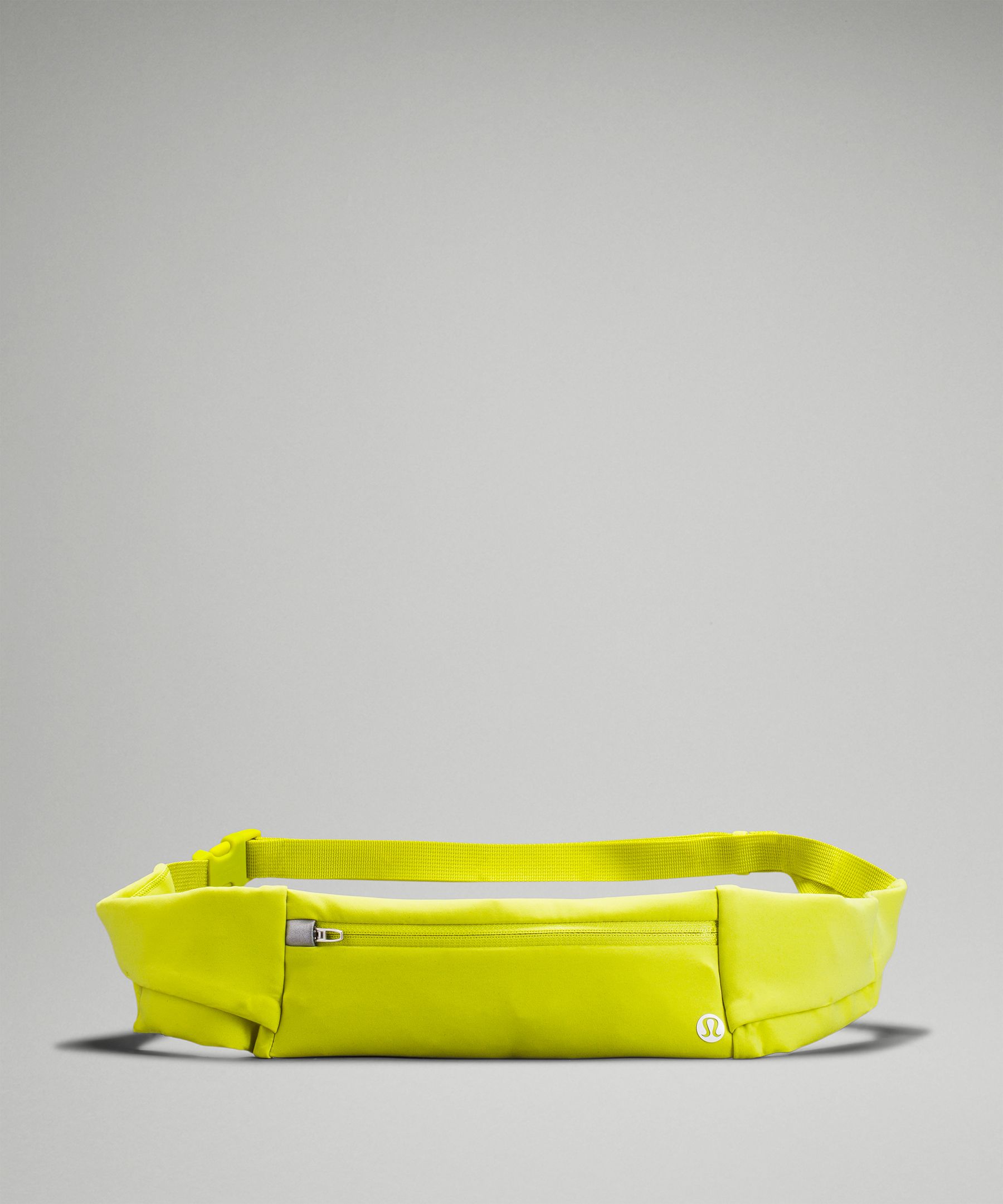 Lululemon Seawheeze Fast And Free Run Belt In Yellow Serpentine