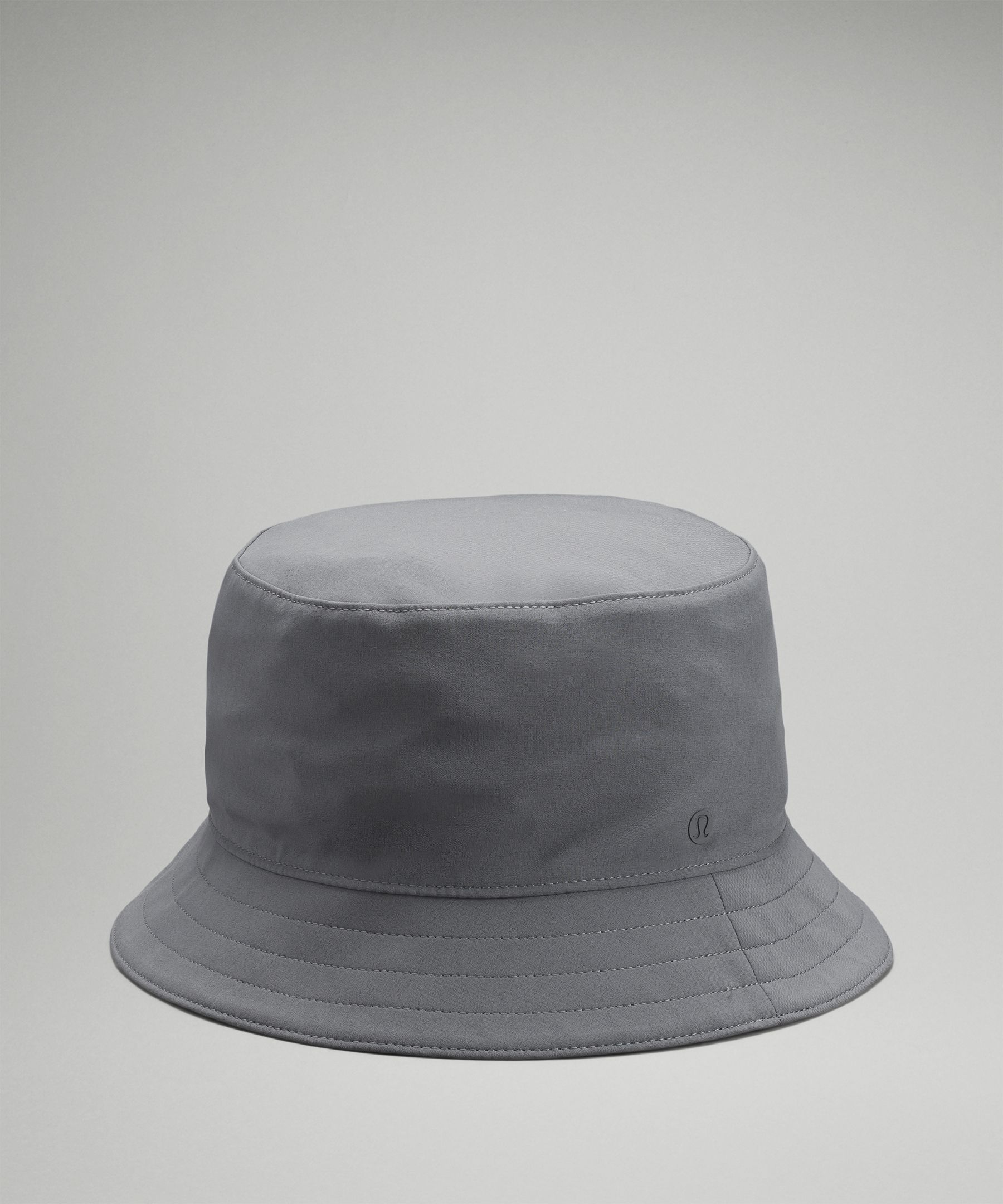 Lululemon Both Ways Reversible Bucket Hat In Asphalt Grey/gravel Dust Dark Olive Multi