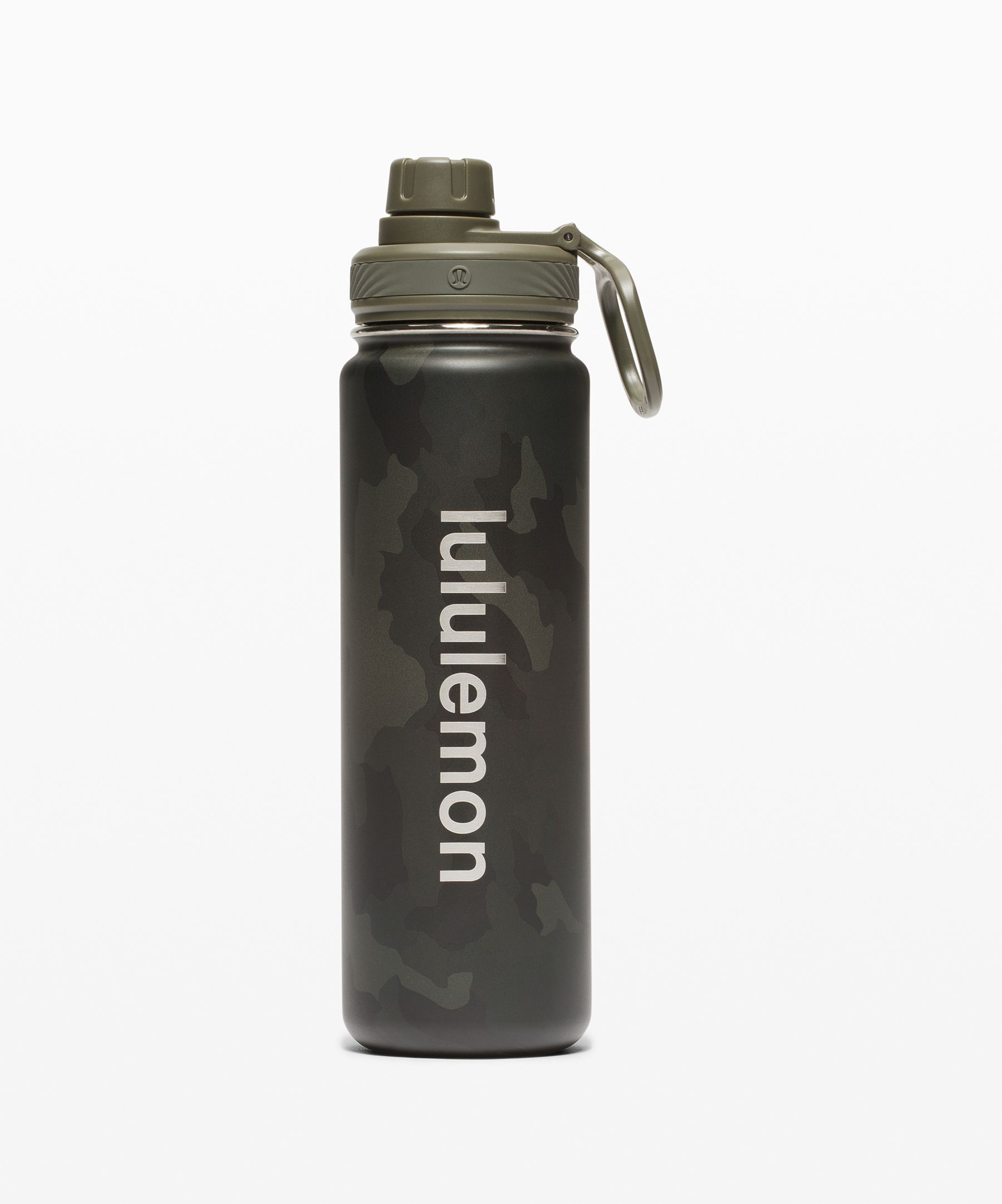 LULULEMON Back to Life Logo-Print Stainless Steel Water Bottle