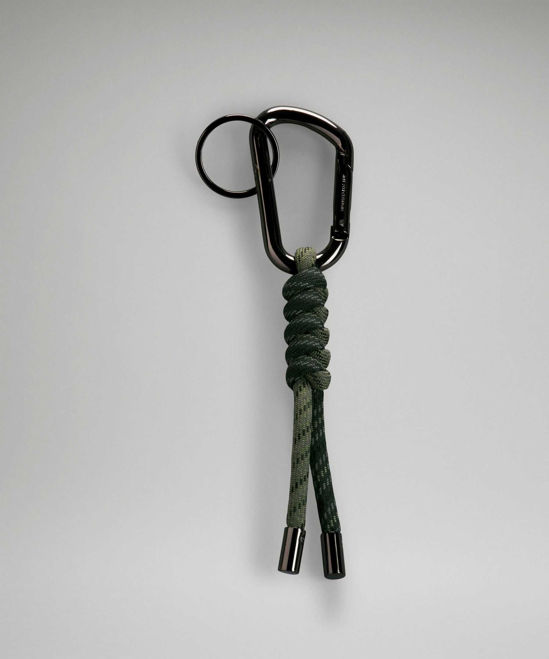 Lululemon You Hold The Keychain 2.0 In Rainforest Green/green Twill/silver Reflective