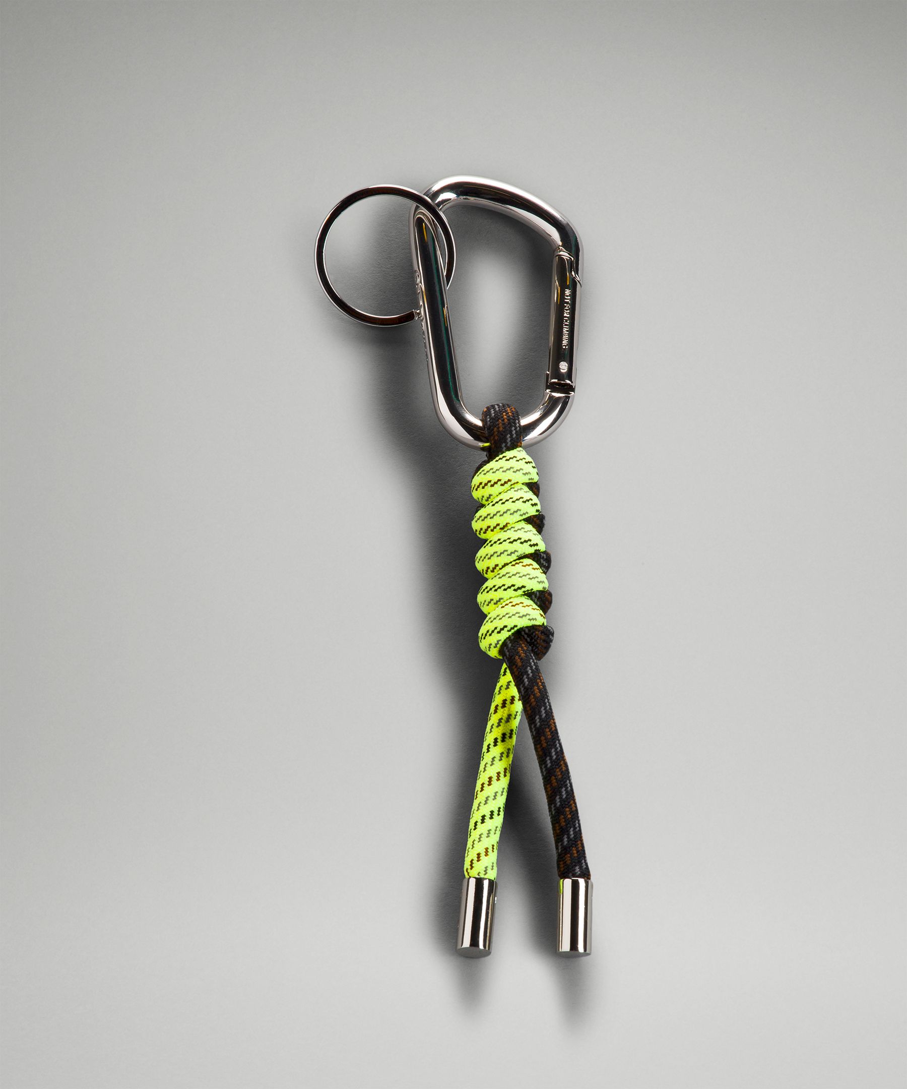 Lululemon You Hold The Keychain 2.0 In Highlight Yellow/black/silver Reflective