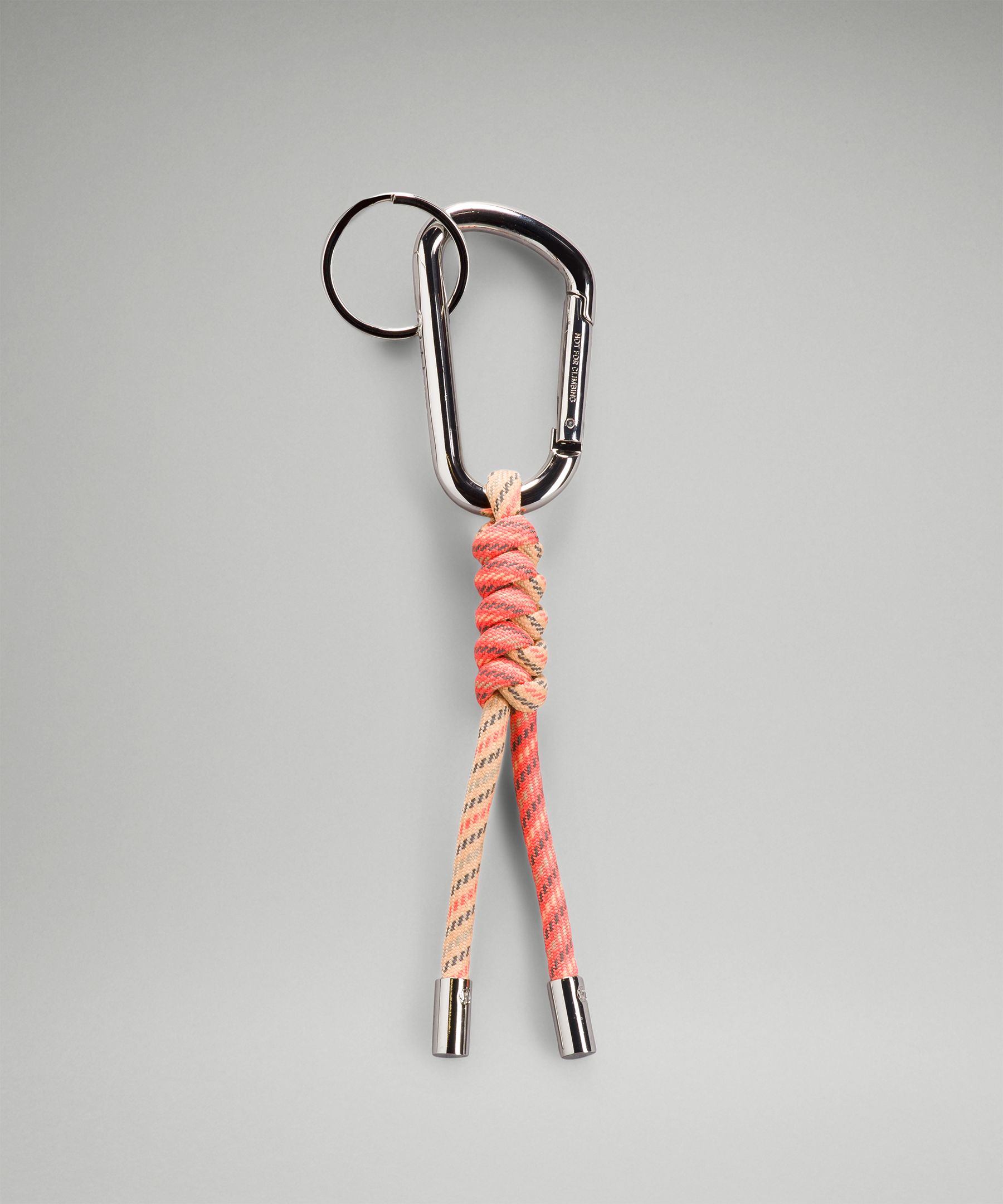 Lululemon You Hold The Keychain 2.0 In Peach Satin/raspberry Cream/silver Reflective