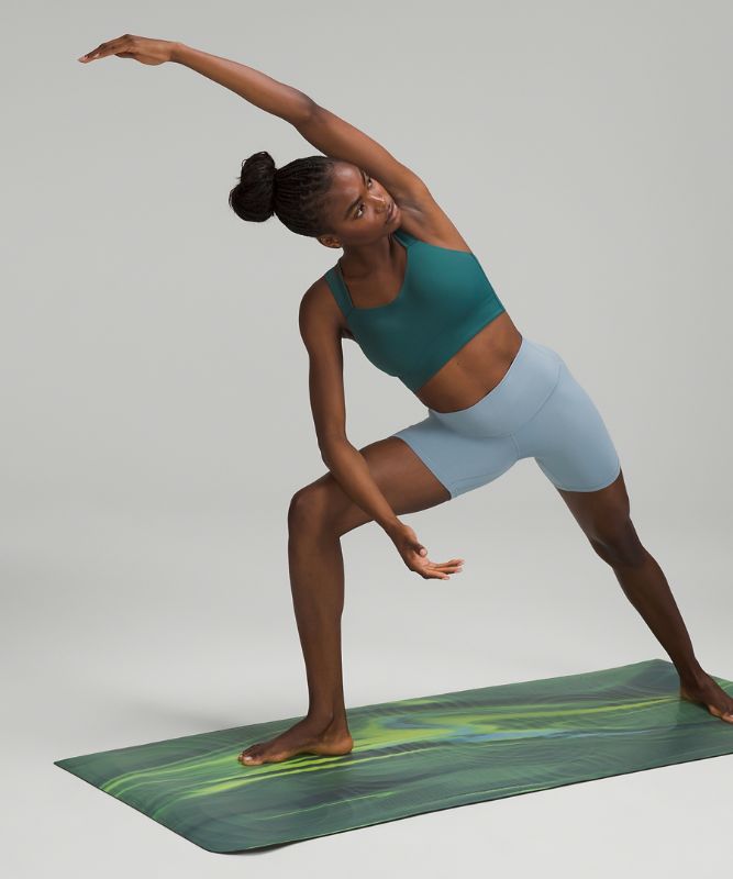 Esterilla de yoga Take Form elaborada con caucho con certificación FSC, 5 mm *Marmoleado