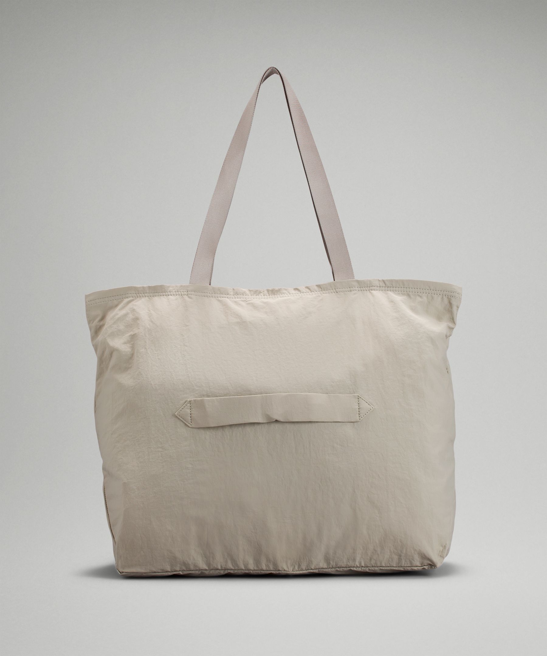 Packable tote bag outlet with zipper