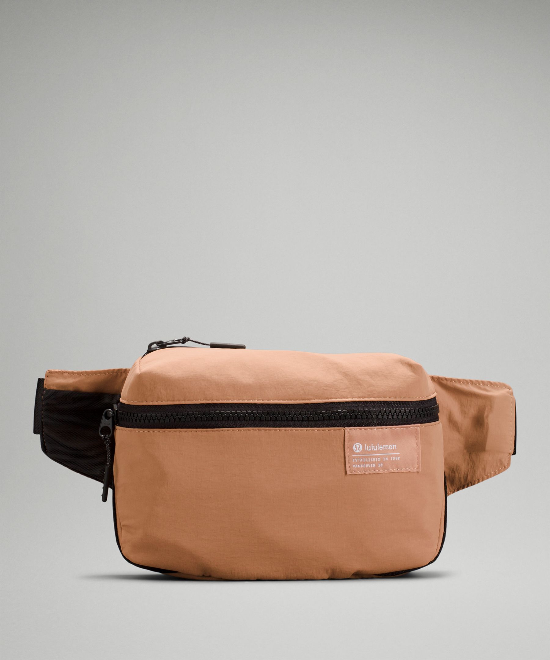 Lululemon Clean Lines Belt Bag In Pink Clay/graphite Grey