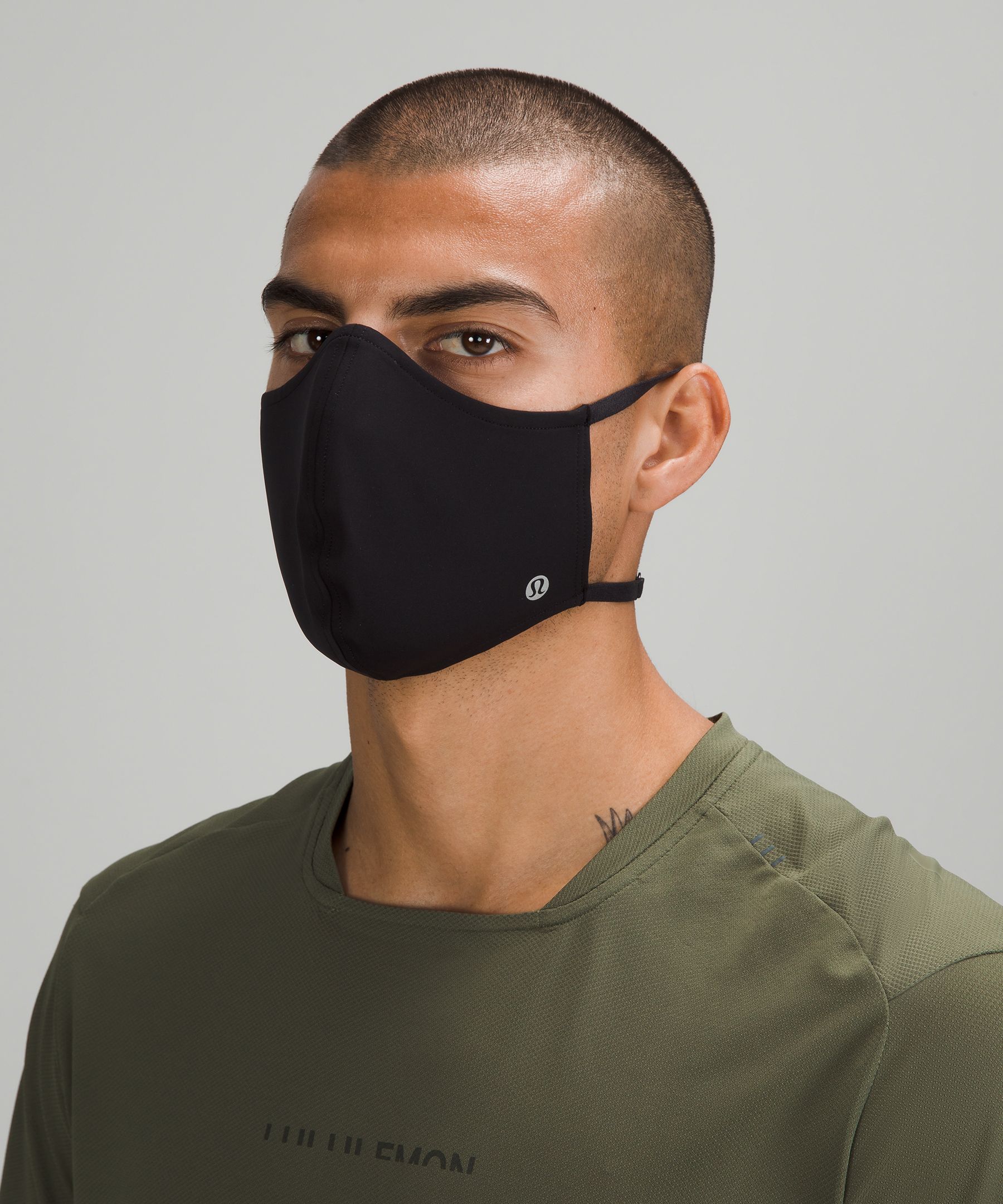 lululemon Double Strap Face Mask 3 Pack *Ultralu, black/black/black