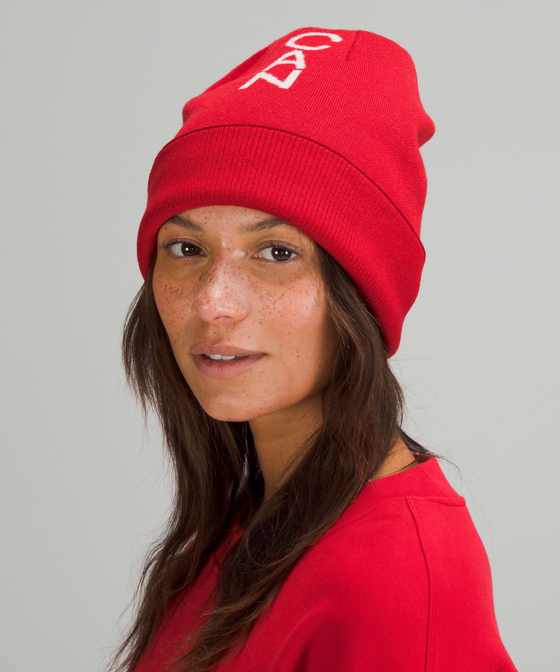 Lululemon Team Canada Wool-Blend Reversible Beanie *COC Logo. 4