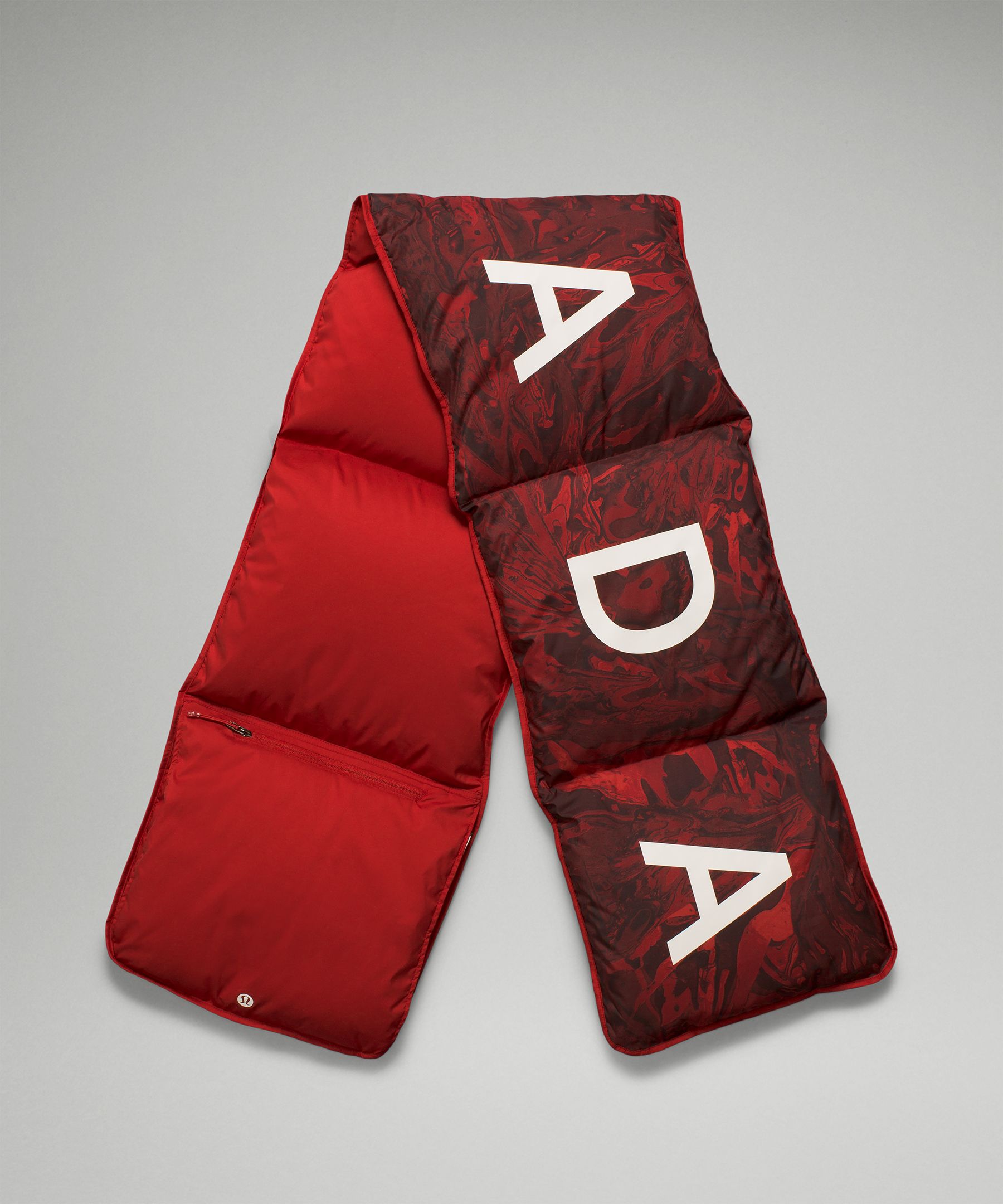 Lululemon Team Canada Quilted Insulated Scarf *COC Logo. 1