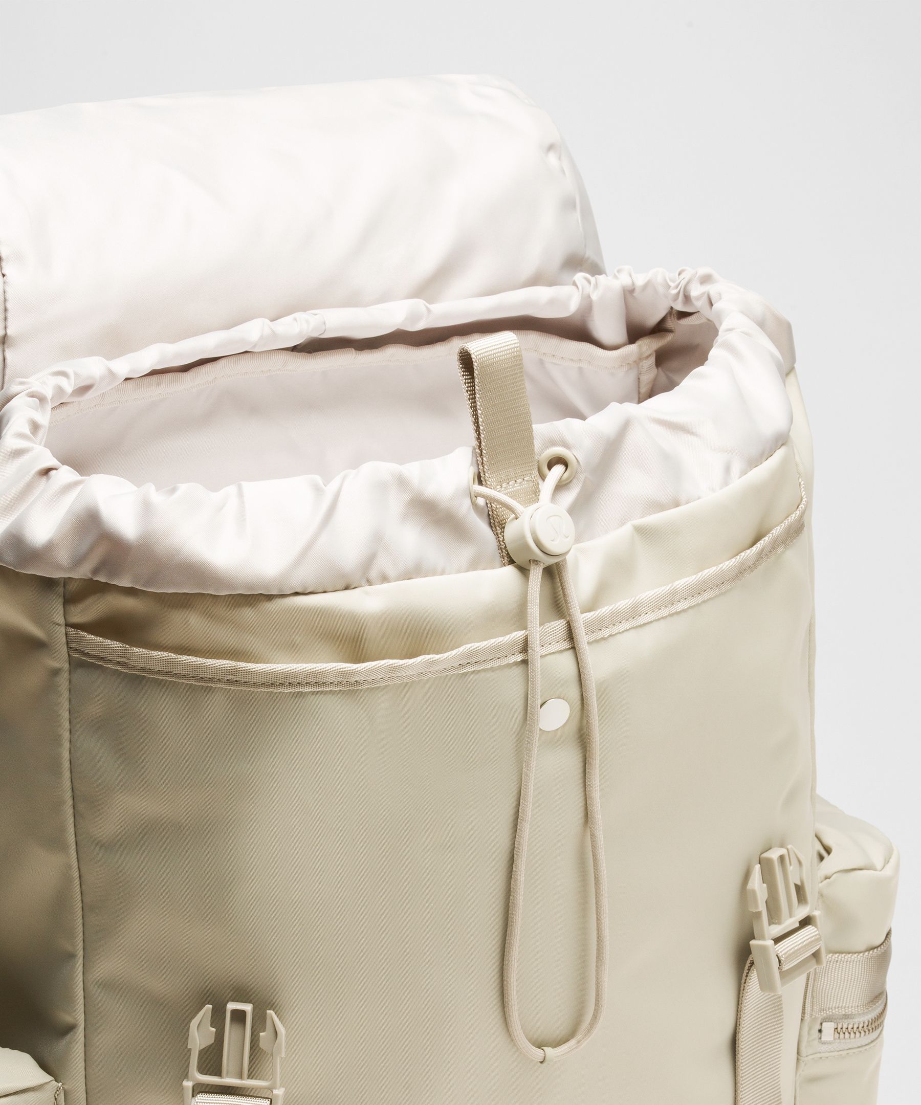 Shop Lululemon Wunderlust Backpack 25l In Raw Linen