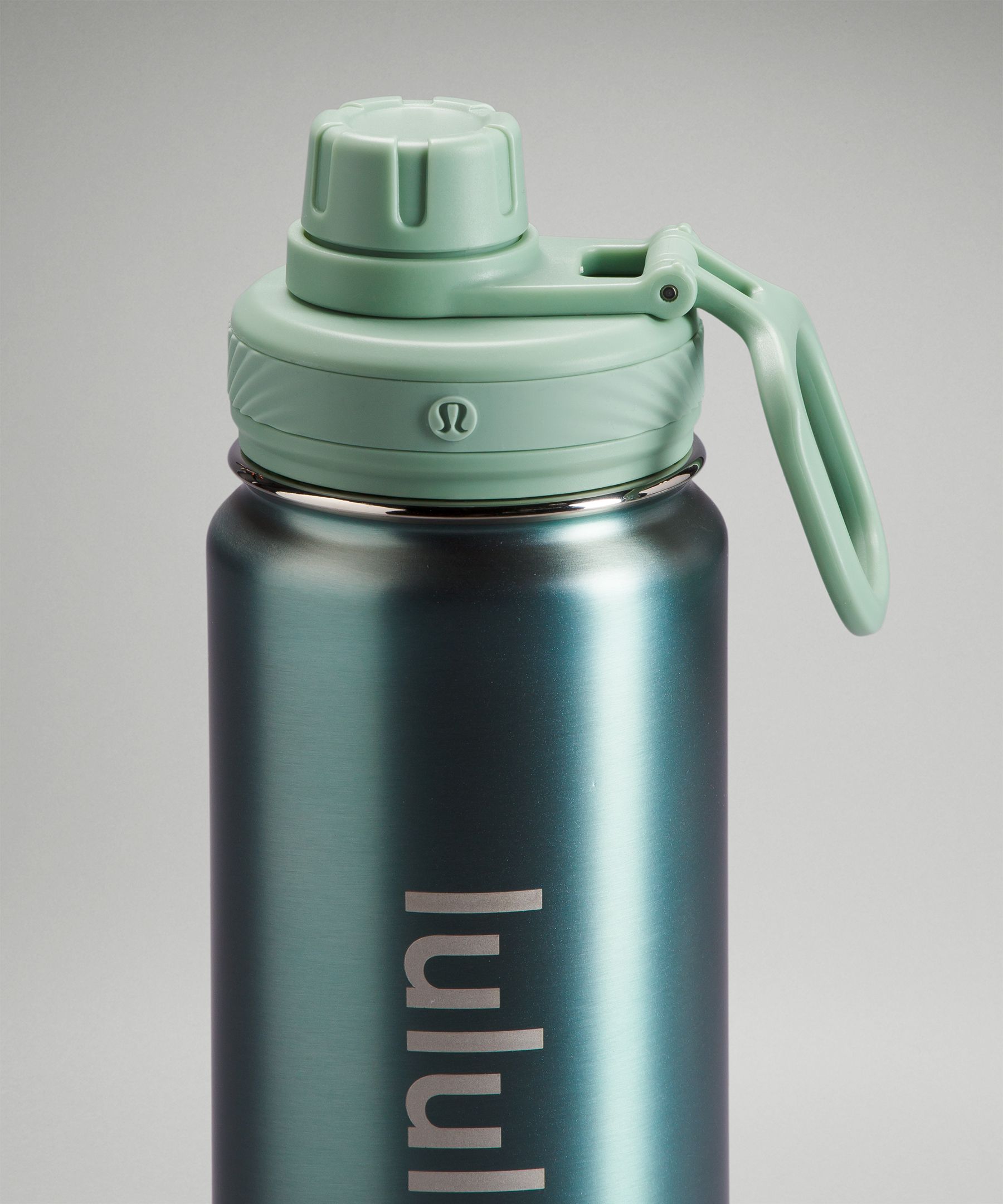 Lululemon Black Back To Life Sports Bottle 24oz