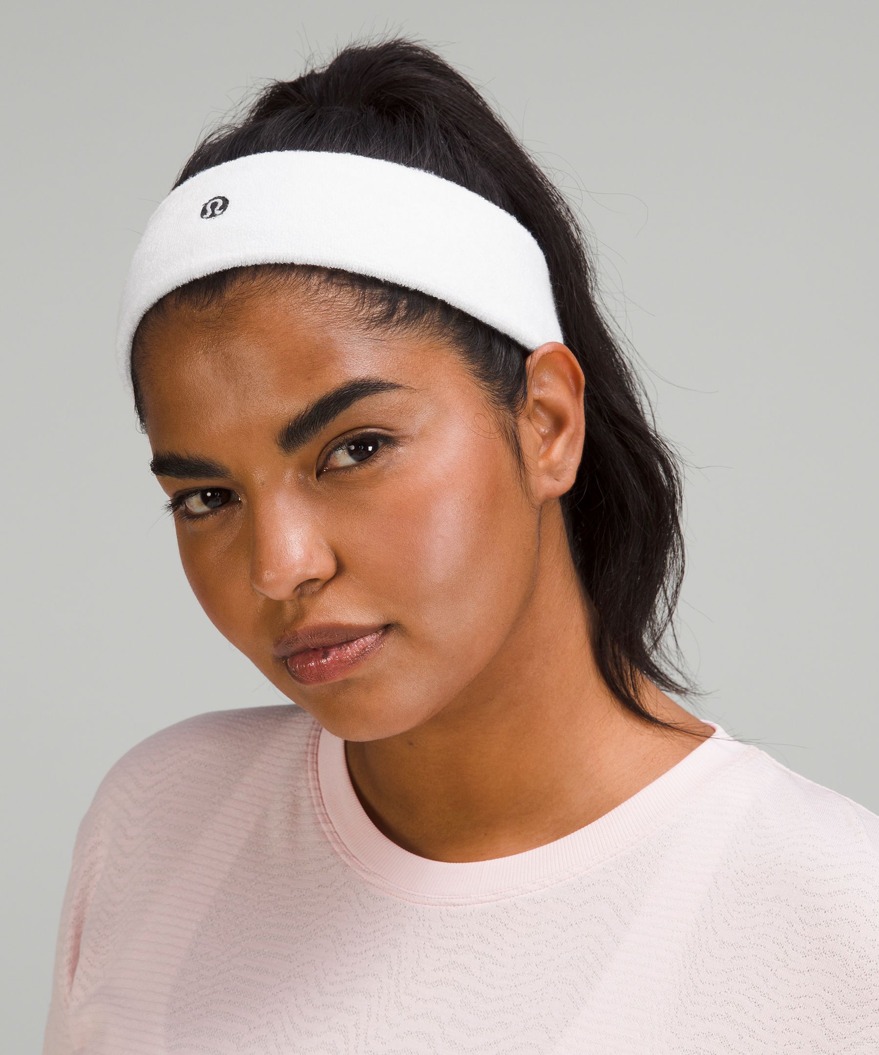 Sweatband Terry Cotton Sports Headband Sweat Absorbing Head Band Neon