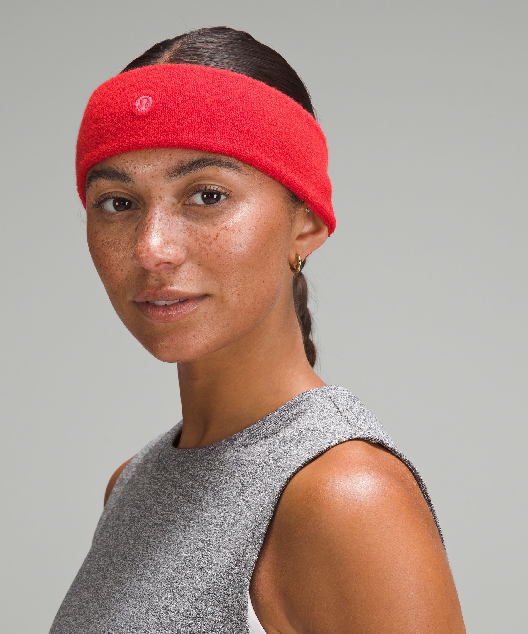 Shop Lululemon Cotton Terry Sweatband