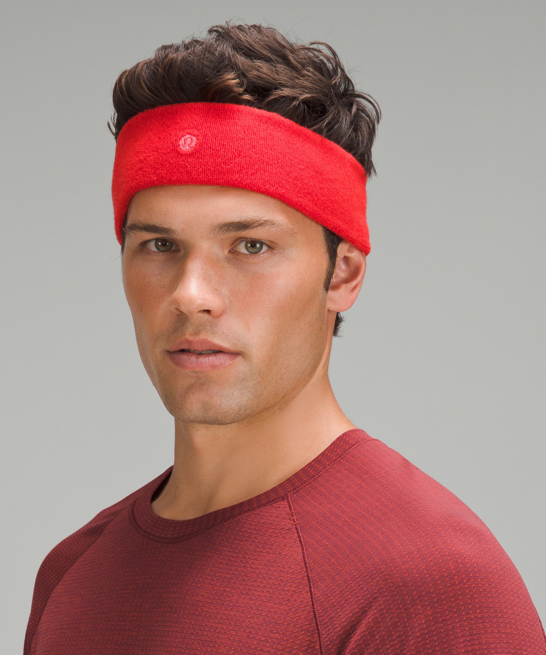 Shop Lululemon Cotton Terry Sweatband