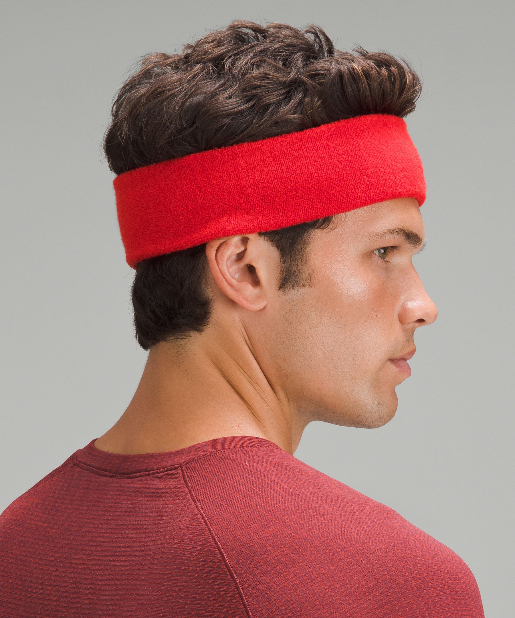 Shop Lululemon Cotton Terry Sweatband