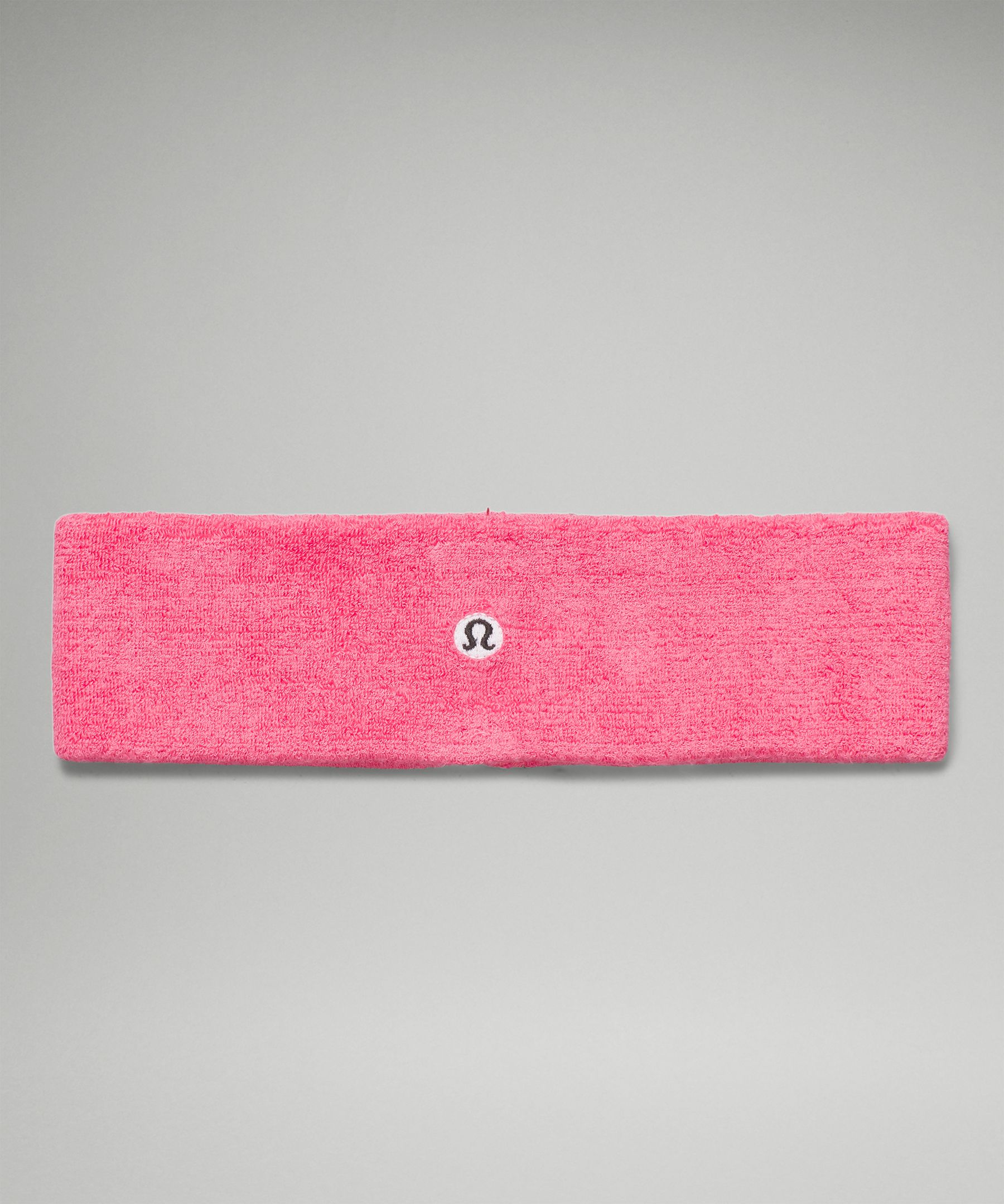 Lululemon Cotton Terry Sweatband In Guava Pink