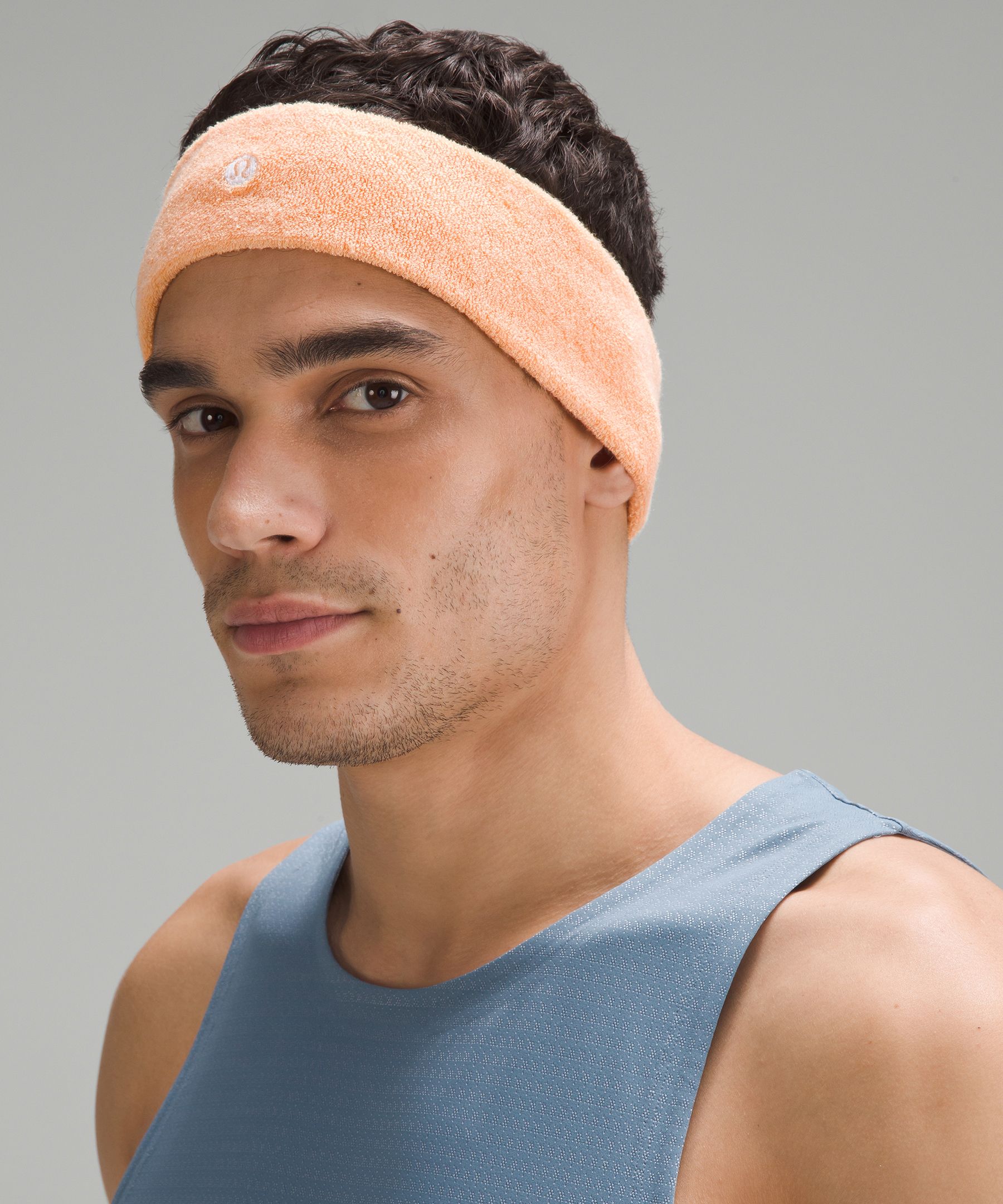 Shop Lululemon Cotton Terry Sweatband